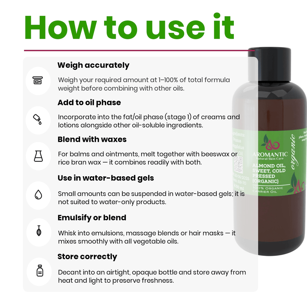 Organic Sweet Almond Oil