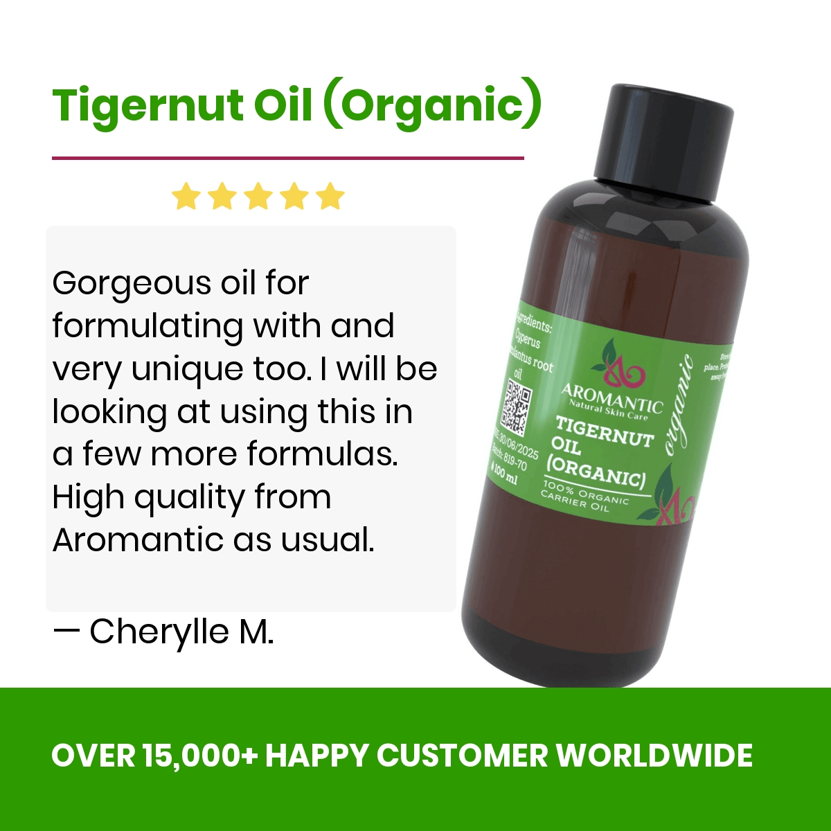 Organic Tigernut Oil