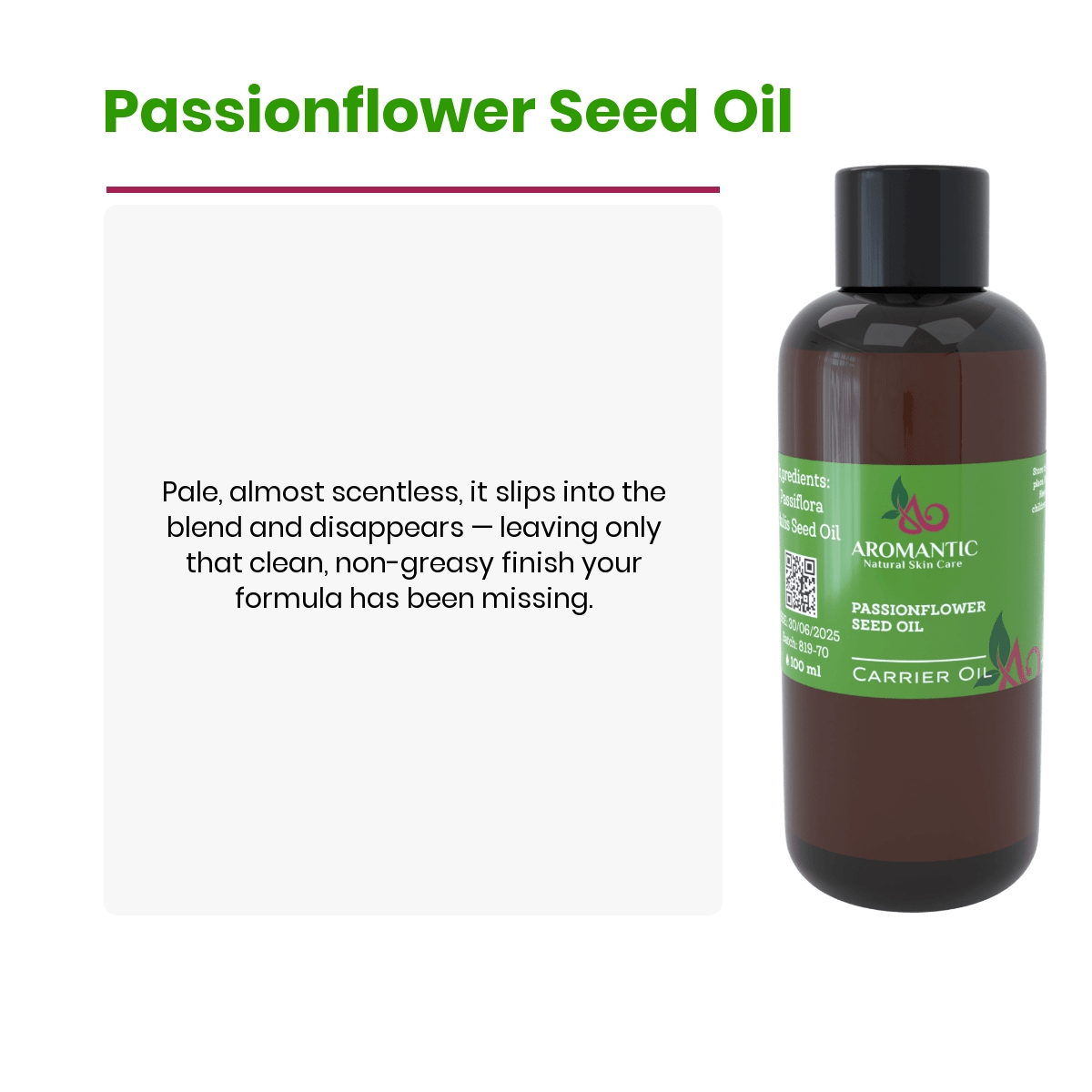 Passionflower Seed Oil