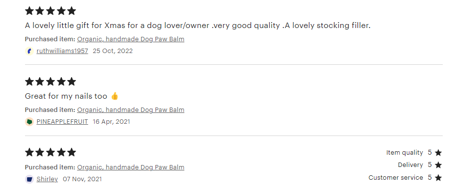 Organic, handmade Dog Paw Balm by The Artisan Dog CO | The Hackers Market