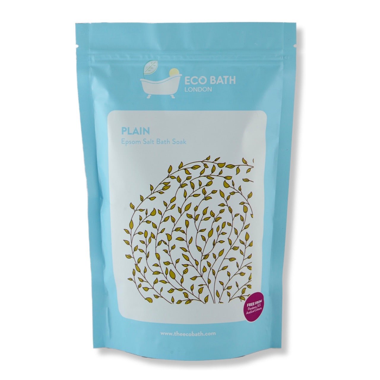 Eco Bath London Plain Epsom Salt Bath Soak - Pouch | 500g & 1000g