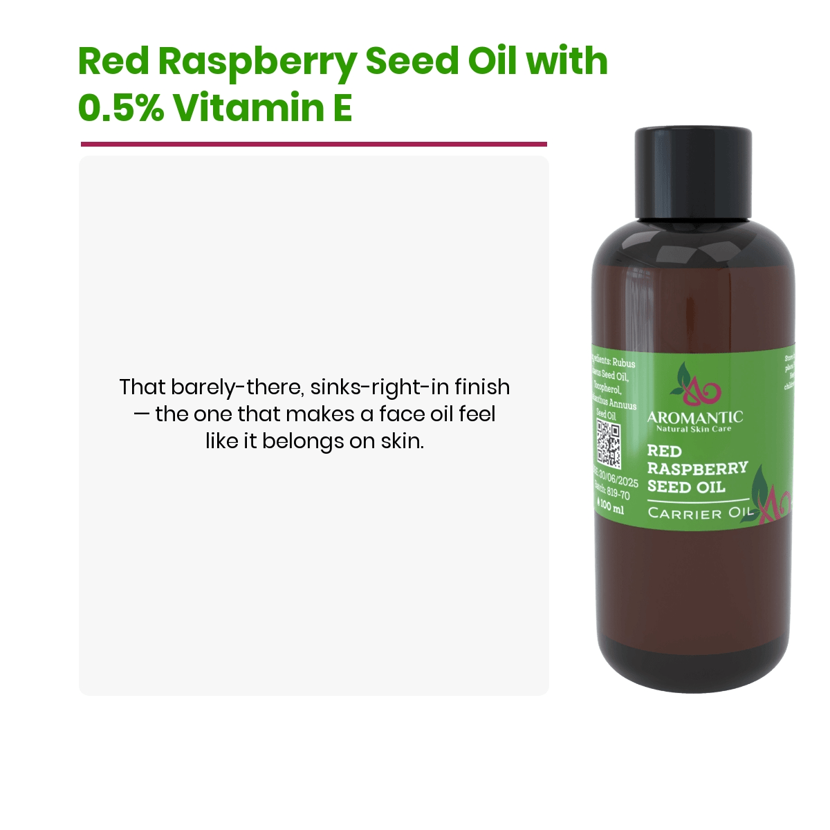 Red Raspberry Seed Oil