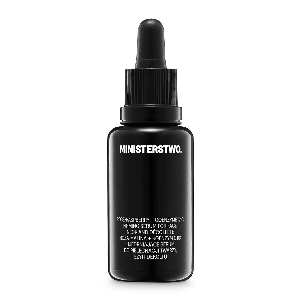 ROSE-RASPBERRY +Coenzyme Q10 - Firming serum for face, neck & decollete 30ml by MINISTERSTWO | The Hackers Market