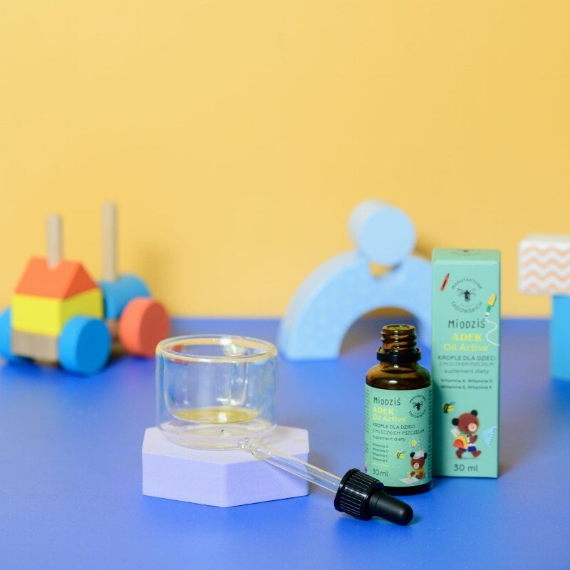 Natural Drops ADEK with Royal Jelly - Honey Bear 30ml by The Sadowski Family | The Hackers Market