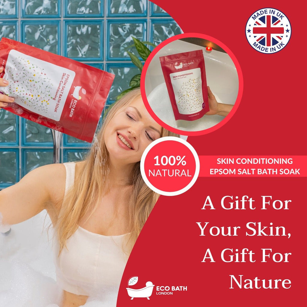 Eco Bath London Skin Conditioning Epsom Salt Bath Soak - Pouch by Eco Bath London | The Hackers Market