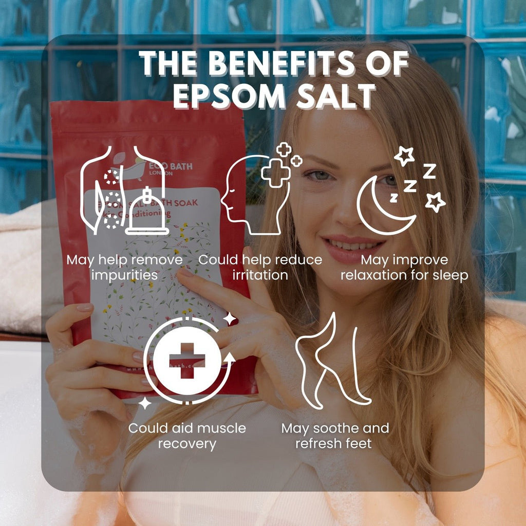 Eco Bath London Skin Conditioning Epsom Salt Bath Soak - Pouch by Eco Bath London | The Hackers Market