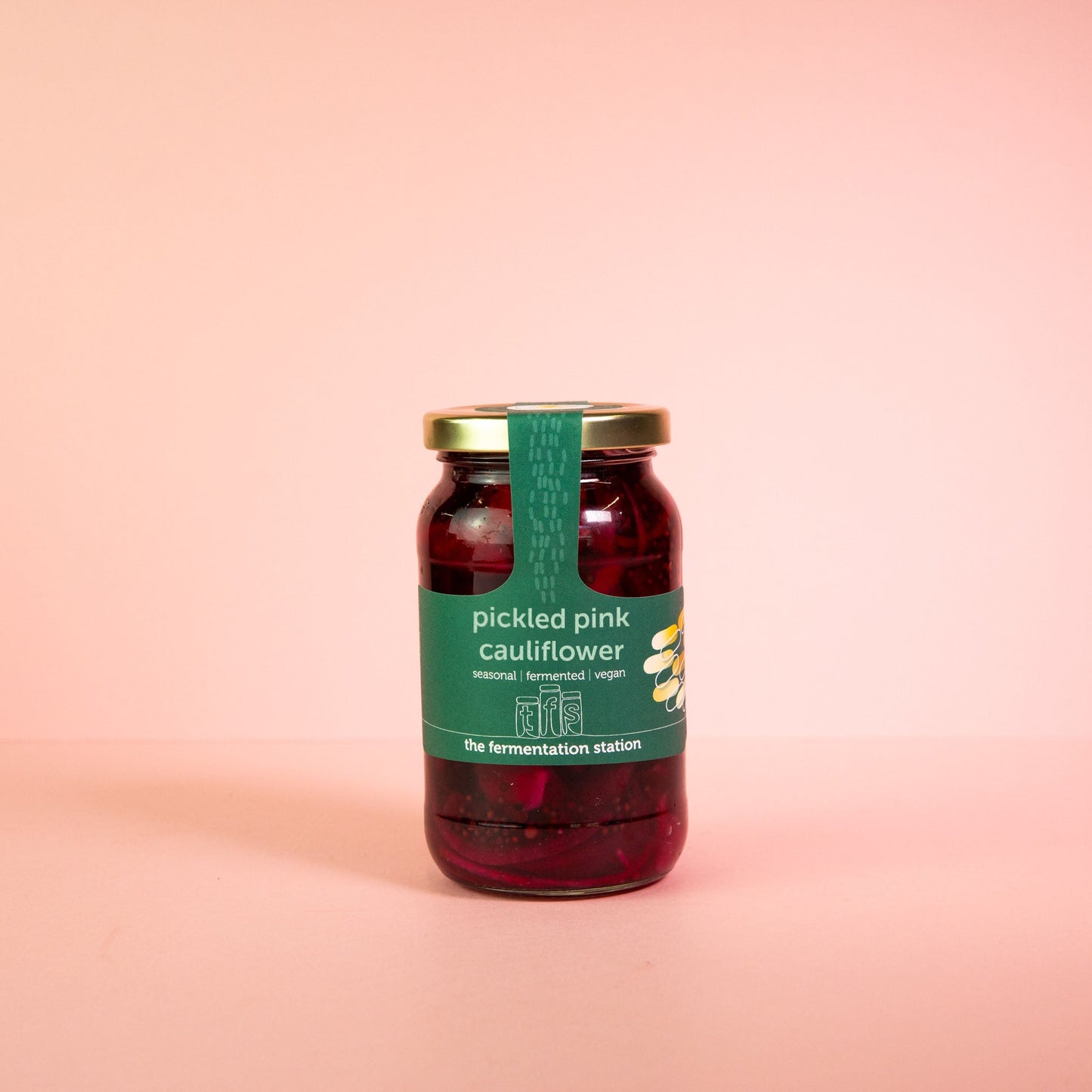 Pickled Pink Cauliflower