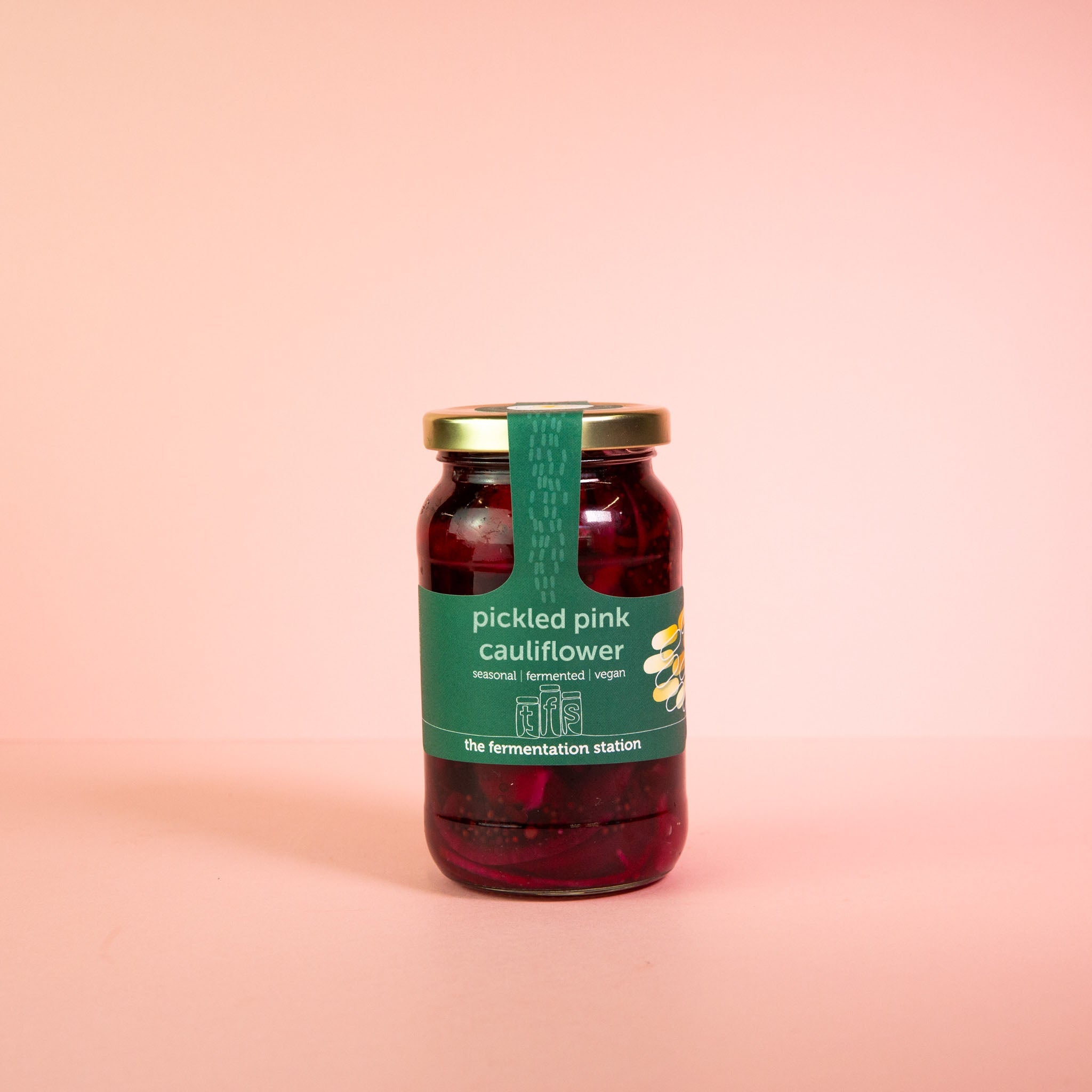 Pickled Pink Cauliflower