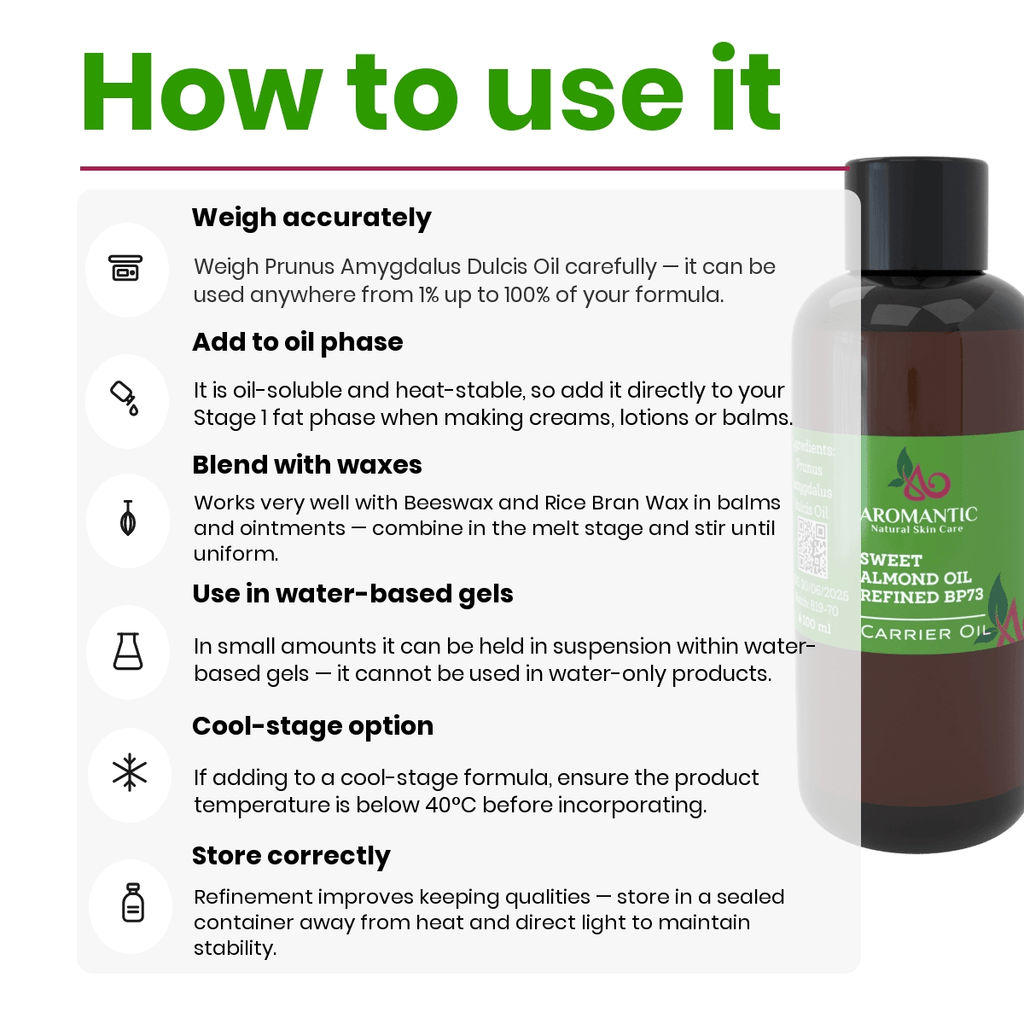 Sweet Almond Oil Refined (BP73)