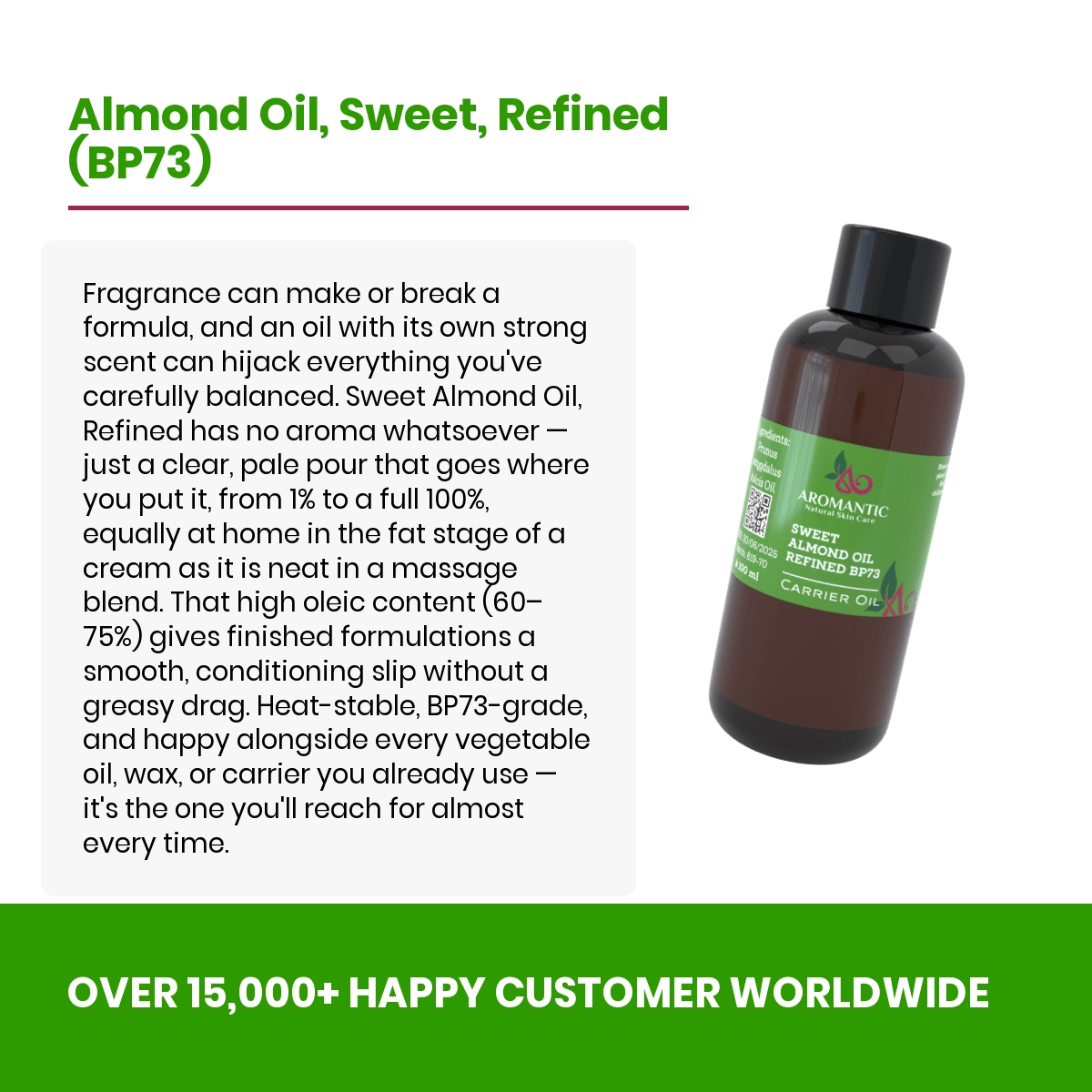 Sweet Almond Oil Refined (BP73)