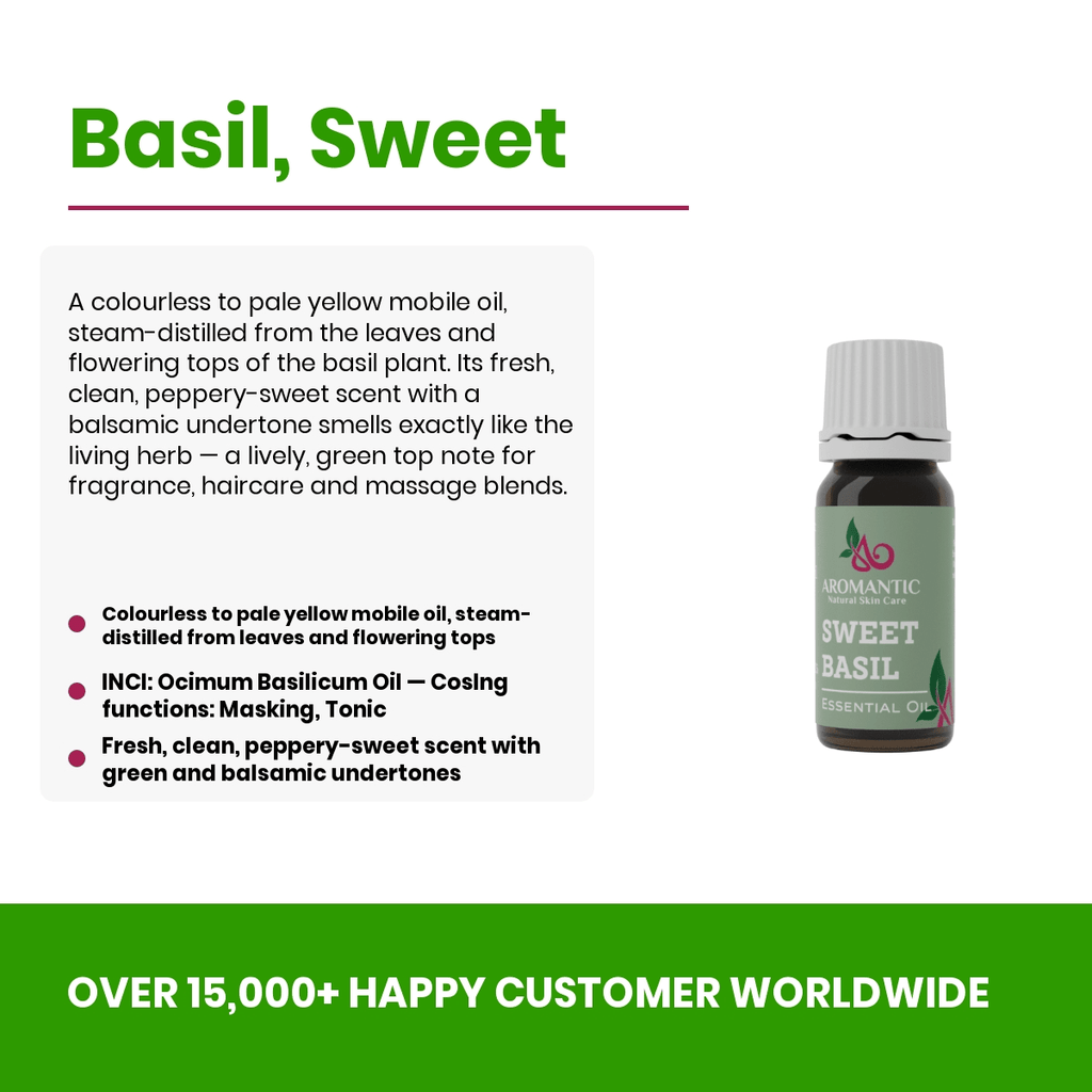 Sweet Basil Essential Oil