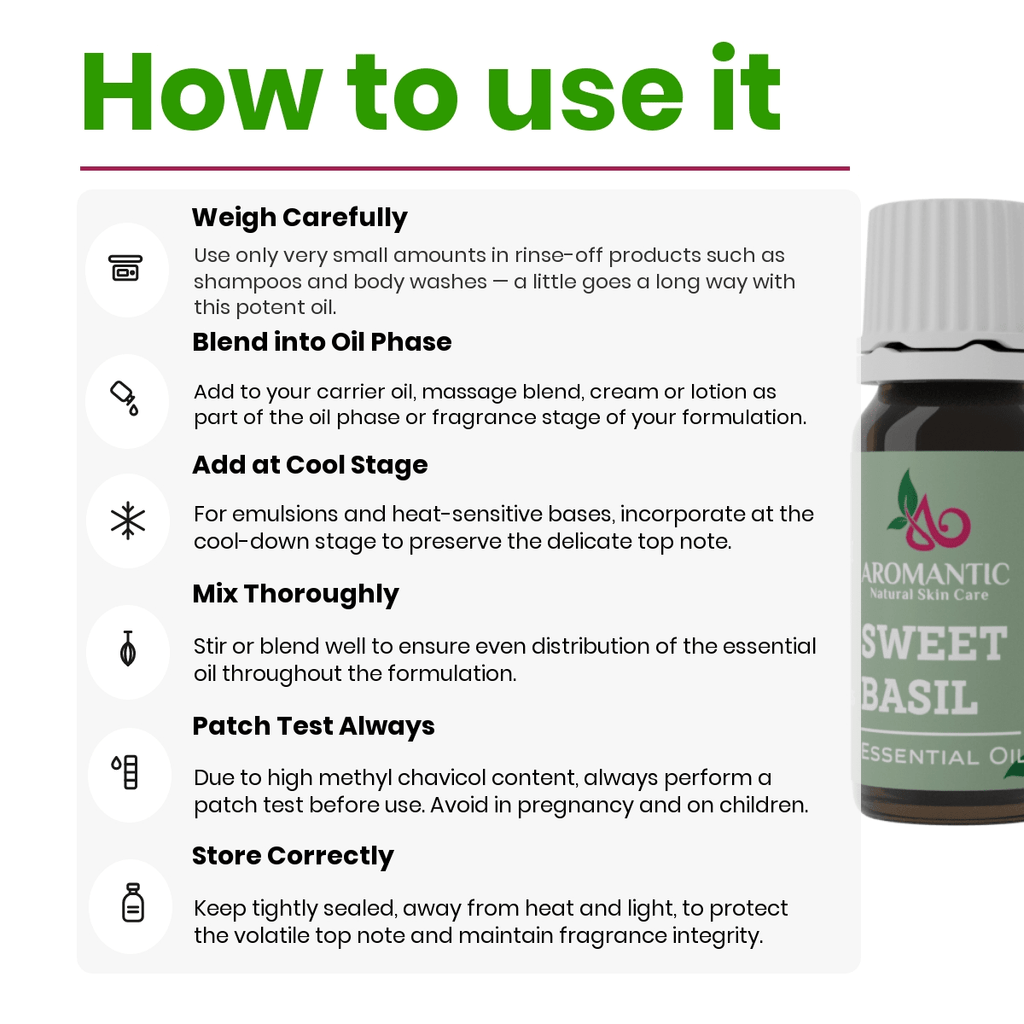 Sweet Basil Essential Oil