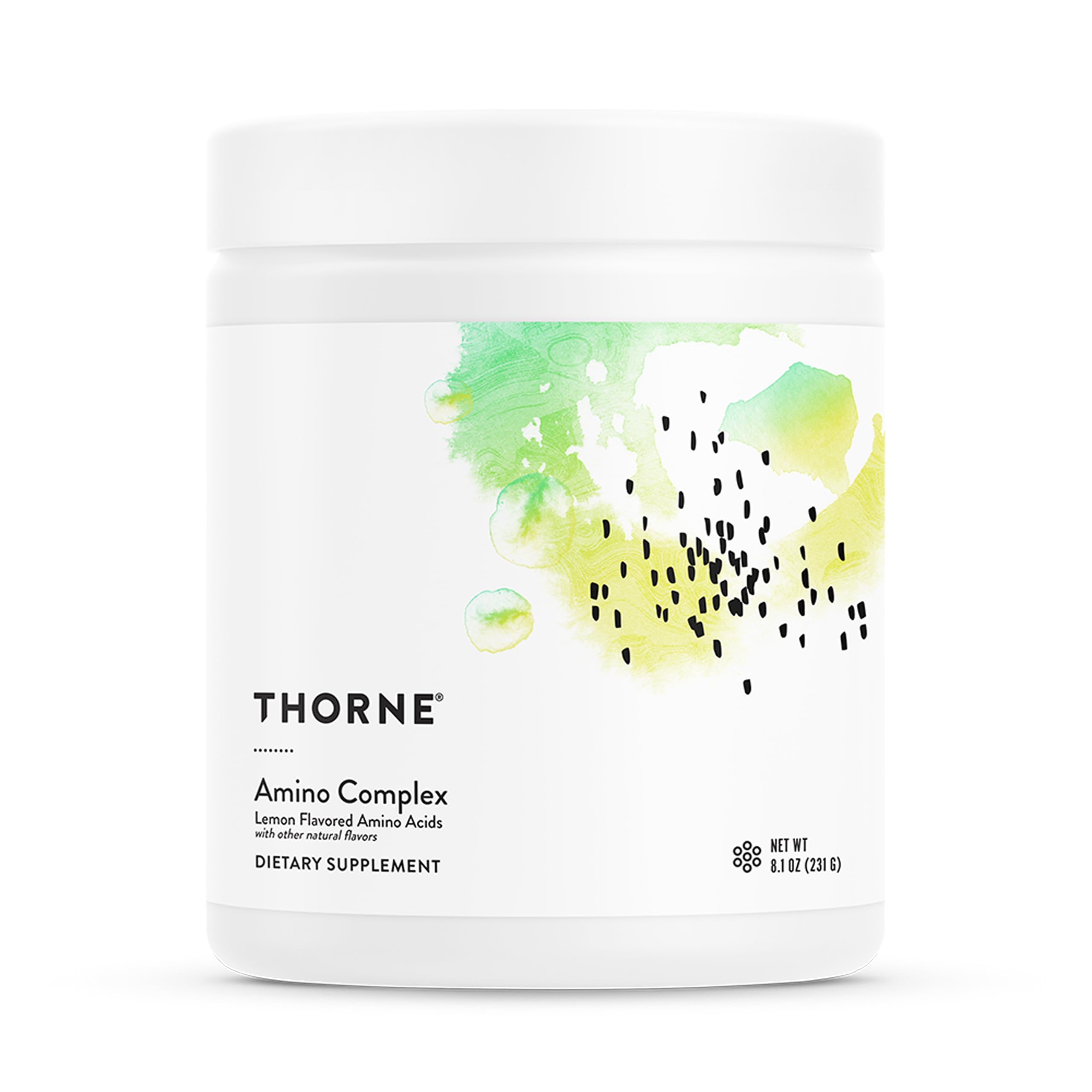 THORNE Amino Complex – Clinically Validated EAA & BCAA Powder (Pre/Post-Workout) – NSF Certified for Sport – Lemon