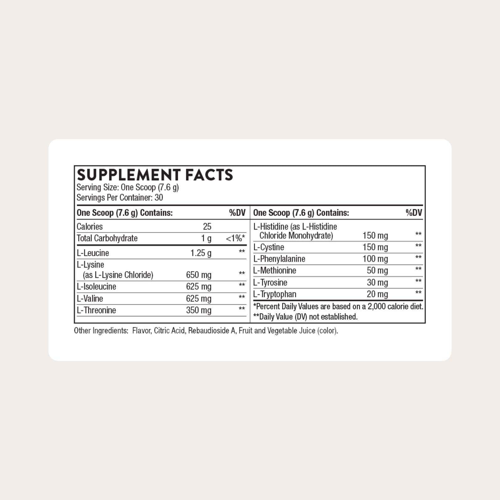 THORNE Amino Complex Clinically Validated EAA & BCAA Powder NSF Certified