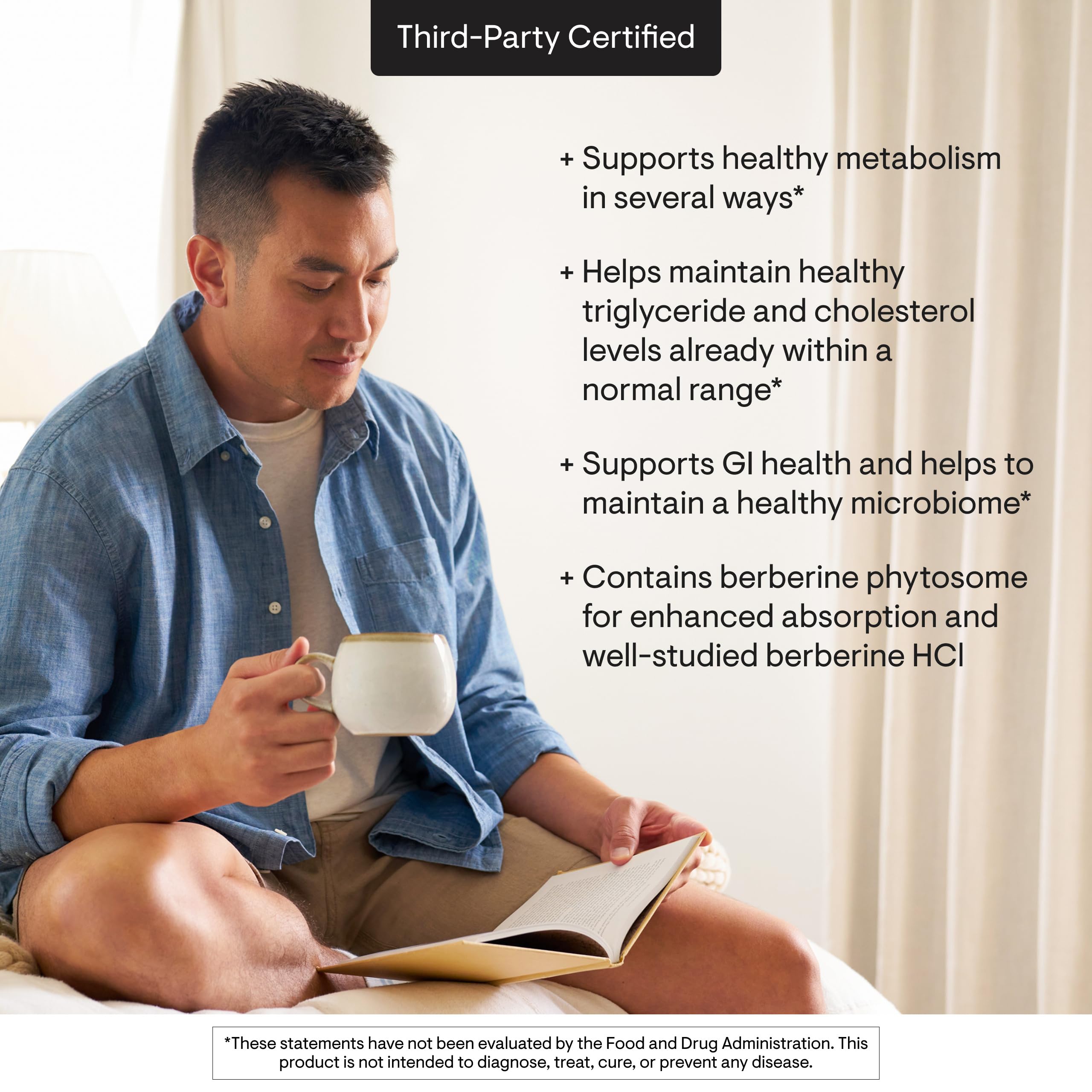 THORNE Berberine Dual Action Formula with Phytosome Plus | Heart, Immune, GI & Cholesterol Support