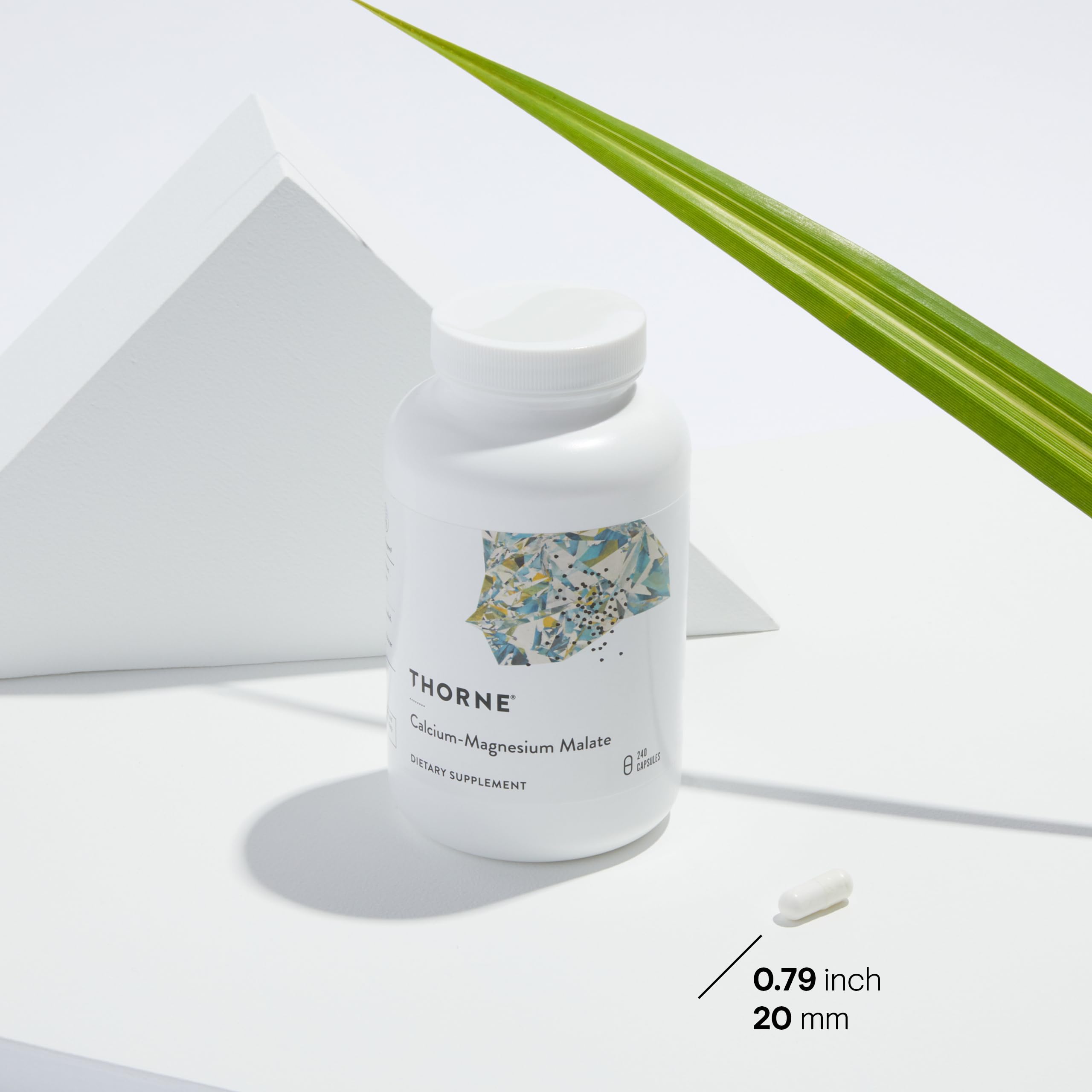 THORNE Calcium-Magnesium Malate | Gluten-Free Bone Health | 240 Capsules