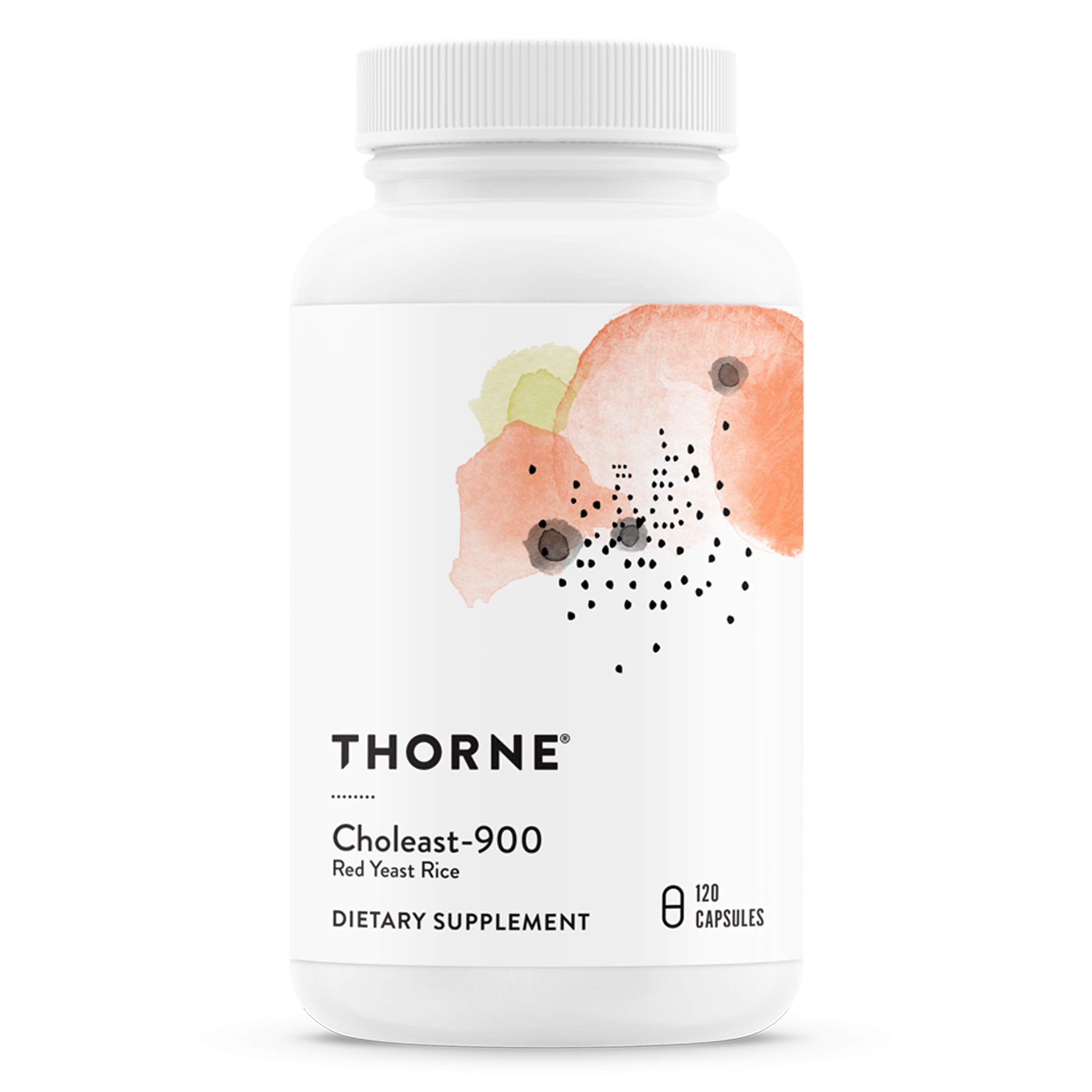 THORNE Red Yeast Rice 900mg – Gluten-Free Cholesterol Support Supplement | 120 Capsules
