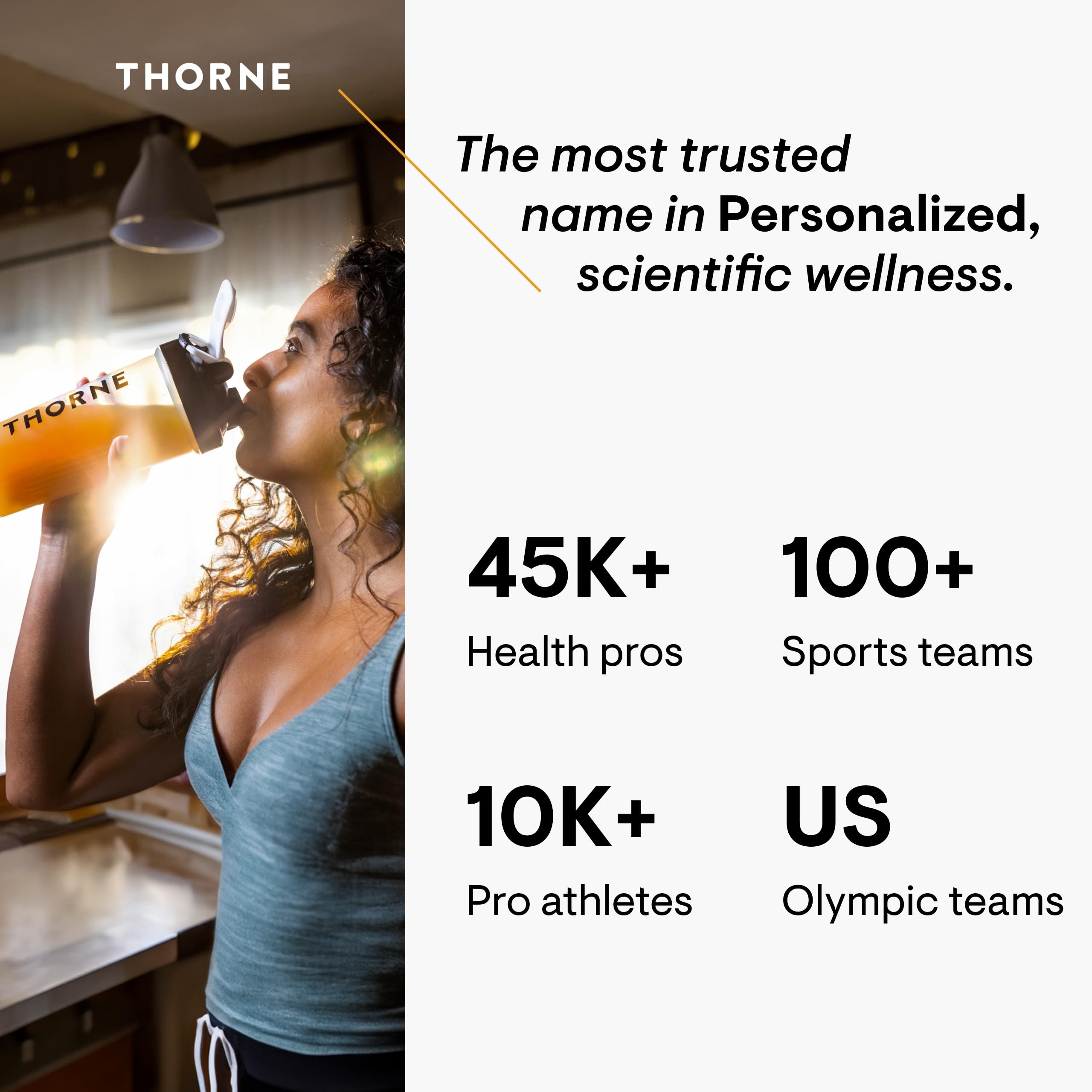 THORNE Collagen Fit – Unflavored Collagen Peptides with Nicotinamide Riboside | 30 Servings, NSF Certified for Sport