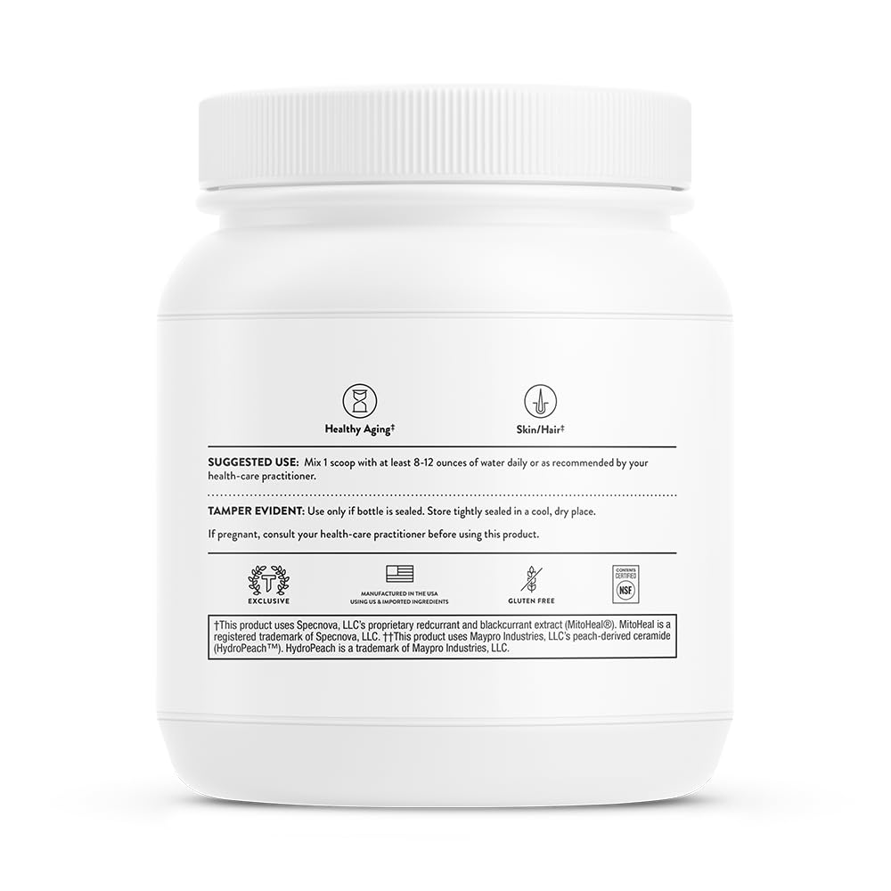 THORNE Collagen Plus – Collagen Peptides with Nicotinamide Riboside