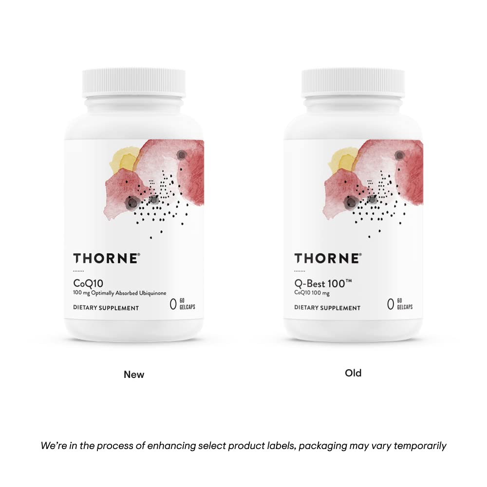 THORNE CoQ10 100mg | Optimally Absorbed Ubiquinone for Heart, Brain & Energy
