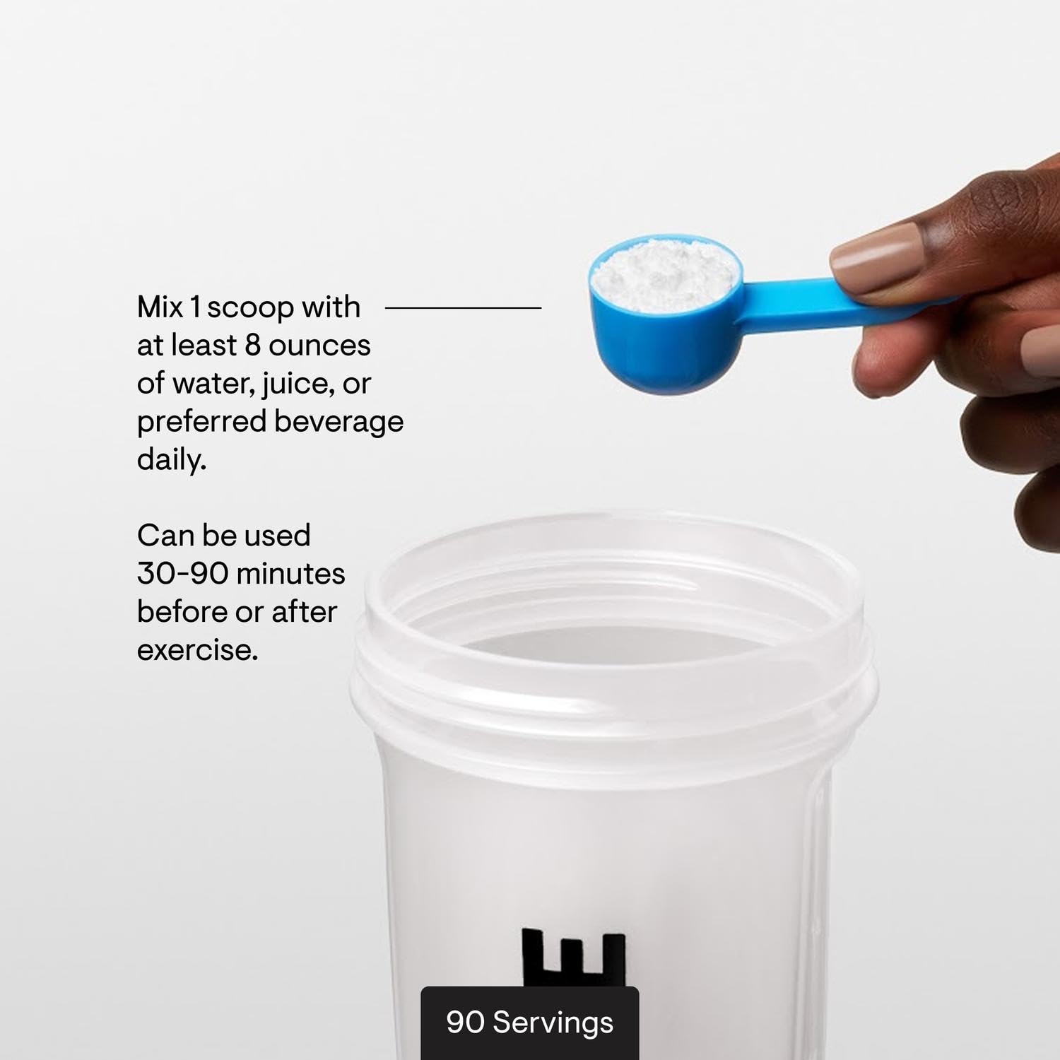 THORNE Creatine - Micronized Creatine Monohydrate Powder for Muscle & Focus | NSF Certified for Sport | Unflavored | 5 g per Serving | 90 Servings