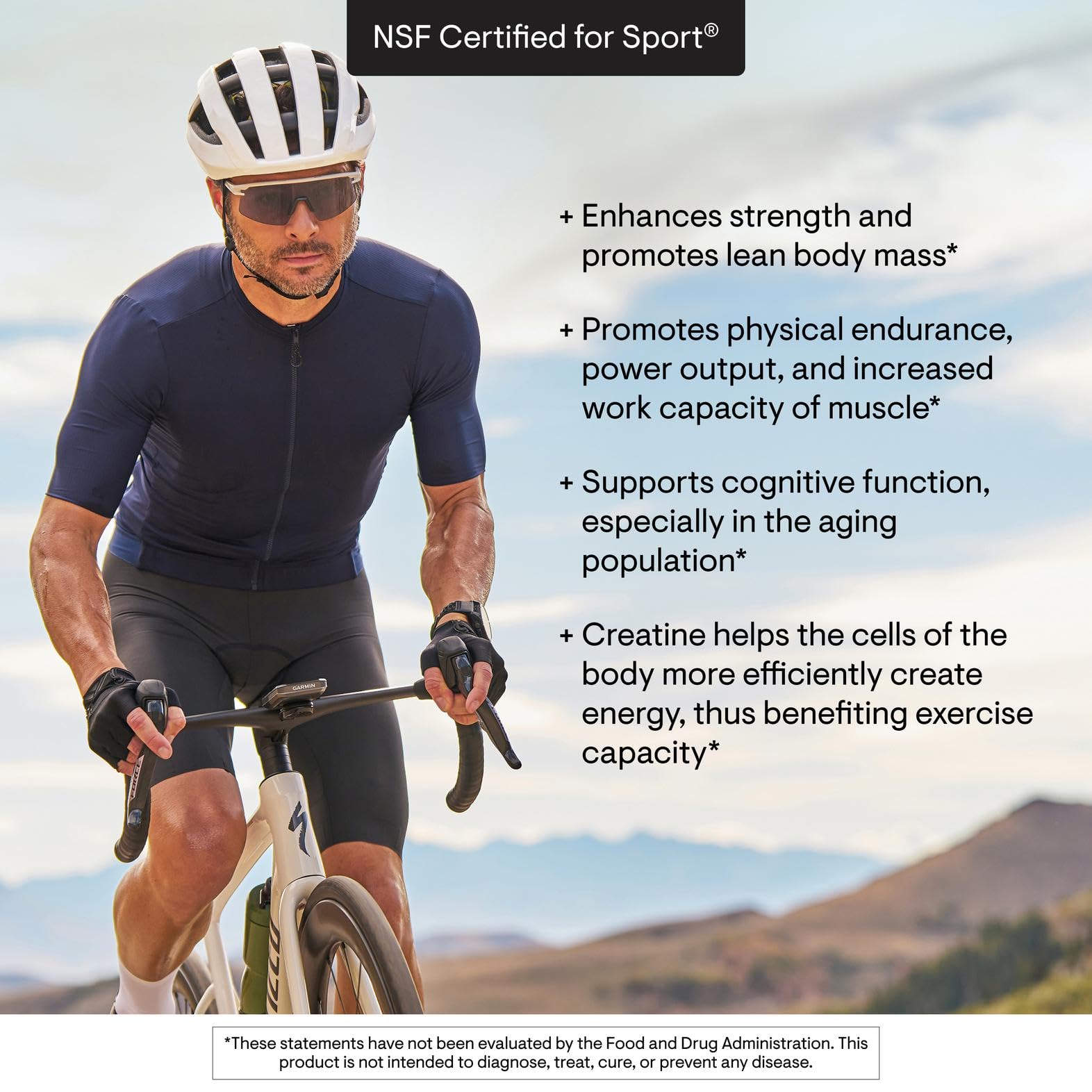 THORNE Creatine - Micronized Creatine Monohydrate Powder for Muscle & Focus | NSF Certified for Sport | Unflavored | 5 g per Serving | 90 Servings