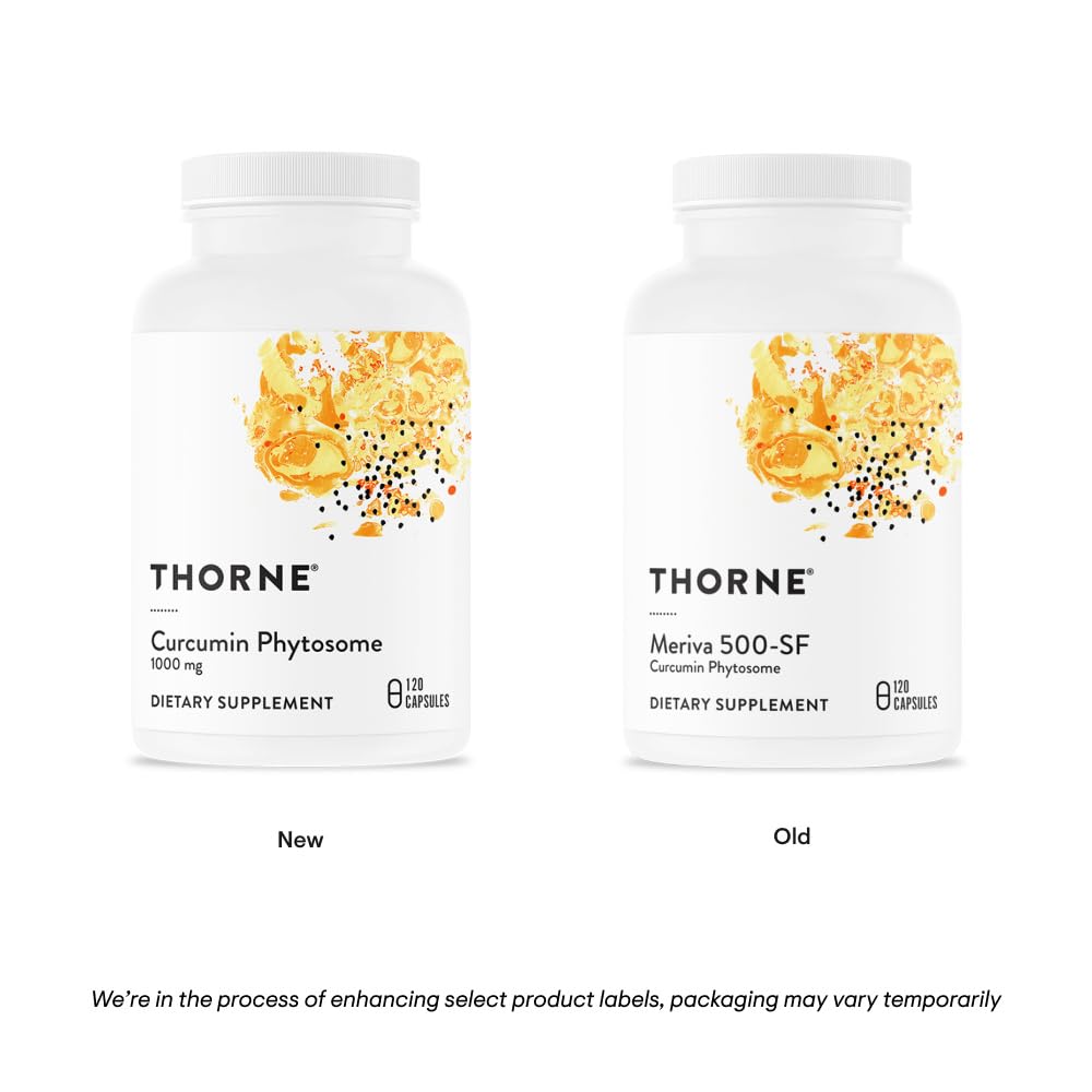 THORNE Curcumin Phytosome Meriva 1000 mg — Clinically Studied, High Absorption | 60 Servings