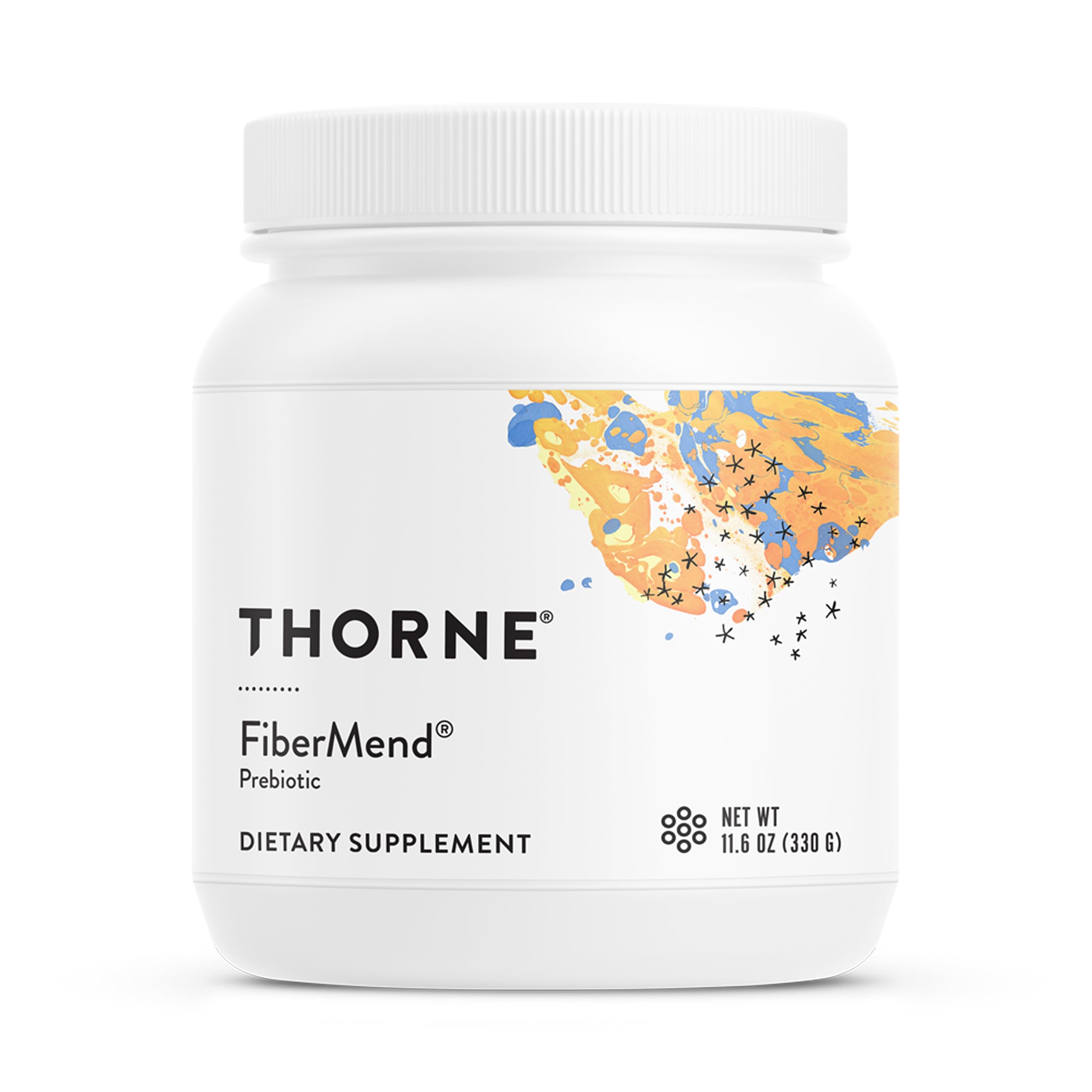 THORNE FiberMend - Prebiotic Fiber Powder for Regularity & Balanced GI Flora - 11.6 oz