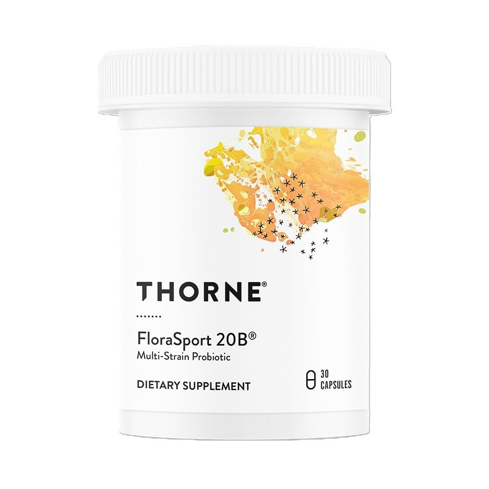 THORNE FloraSport 20B Probiotic – 30 Servings | Digestive, Immune Support & NSF Certified for Sport