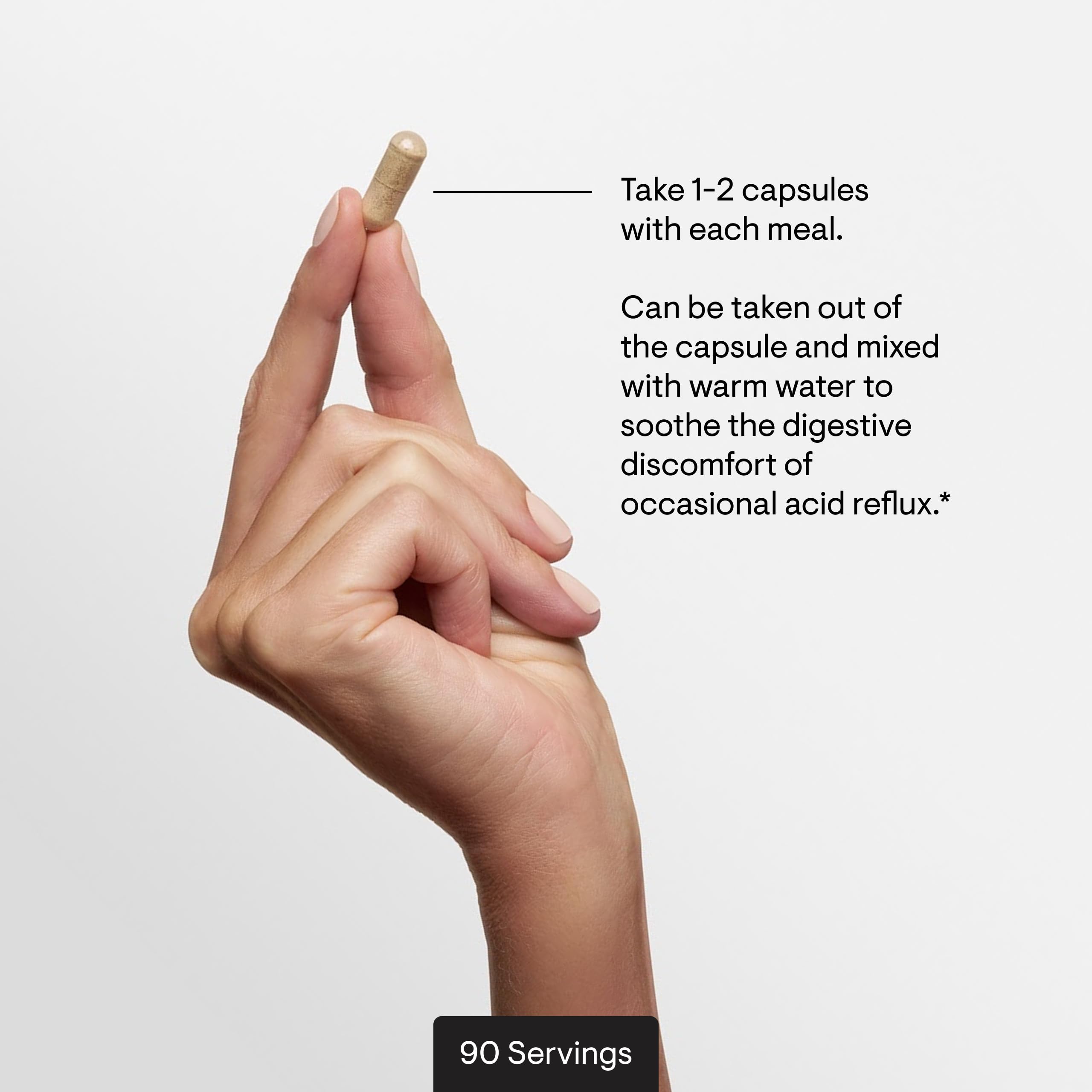 THORNE GI Relief - Digestive Support Supplement with Marshmallow Root, Aloe Vera, DGL & Slippery Elm Bark | 90 Servings