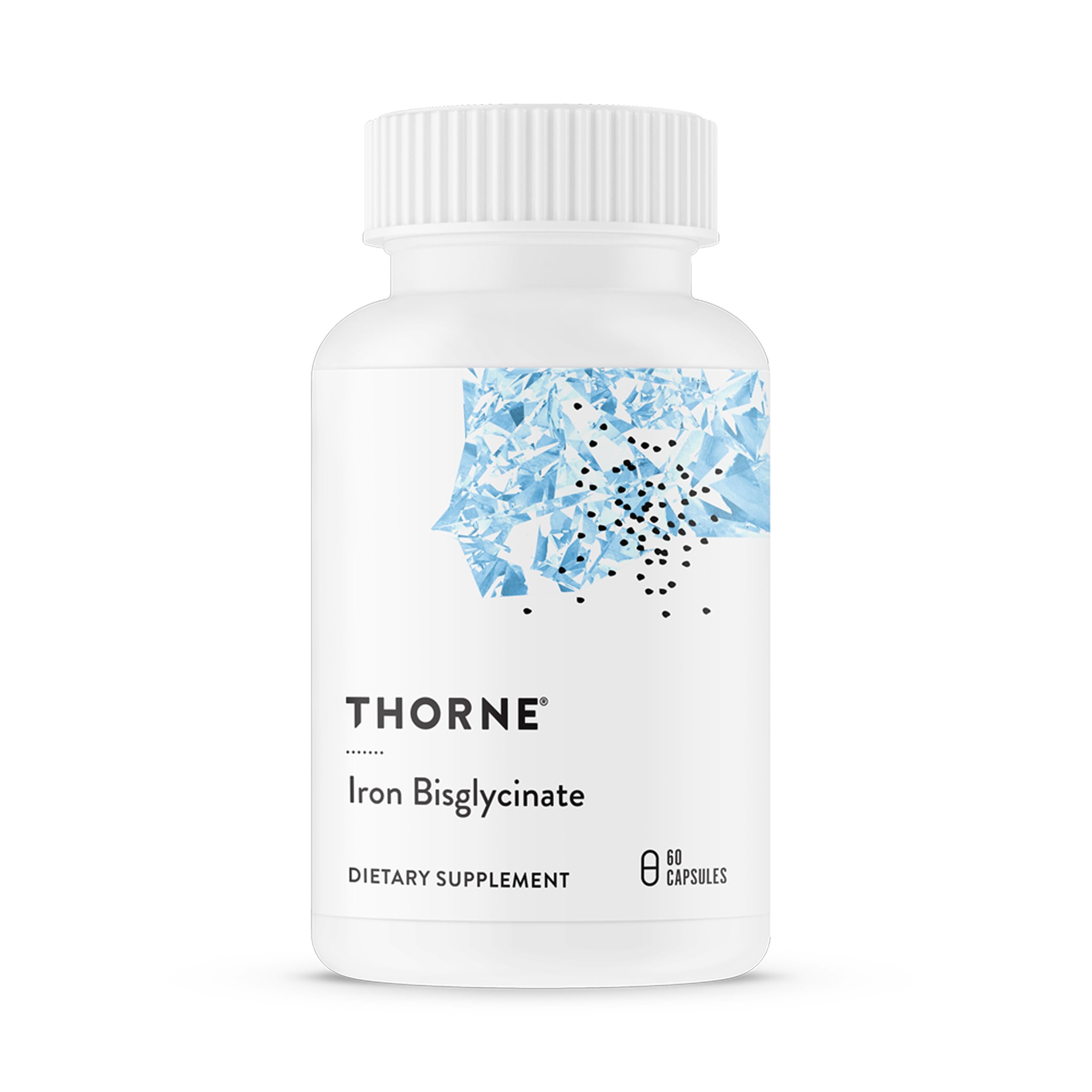 THORNE Iron Bisglycinate 25 mg – NSF Sport | Gluten-Free | 60 Servings