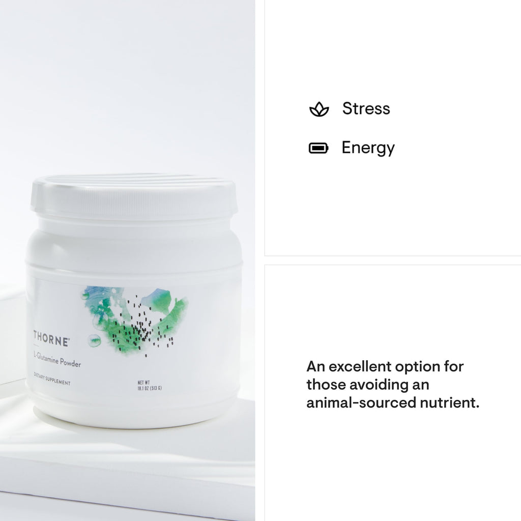 THORNE L-Glutamine Powder – GI Health, Nerve Support & Immune Function | 17.8 oz