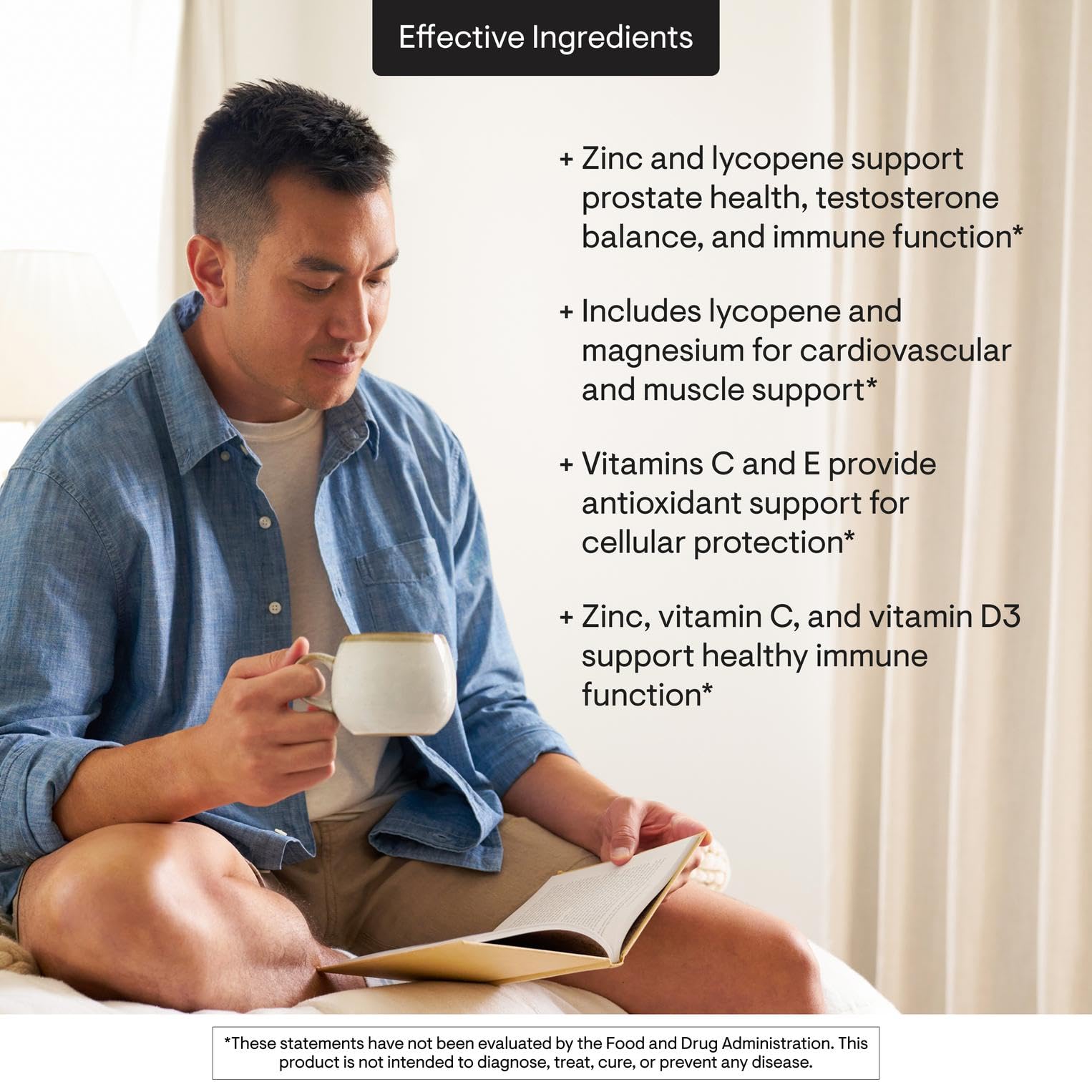 THORNE Men's Multi 50+ | Comprehensive Daily Multivitamin for Heart, Brain, Prostate & Immune Health | 180 Capsules