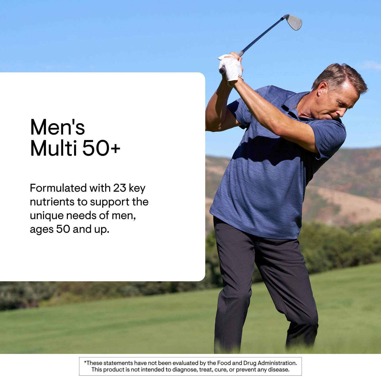 THORNE Men's Multi 50+ | Comprehensive Daily Multivitamin for Heart, Brain, Prostate & Immune Health | 180 Capsules