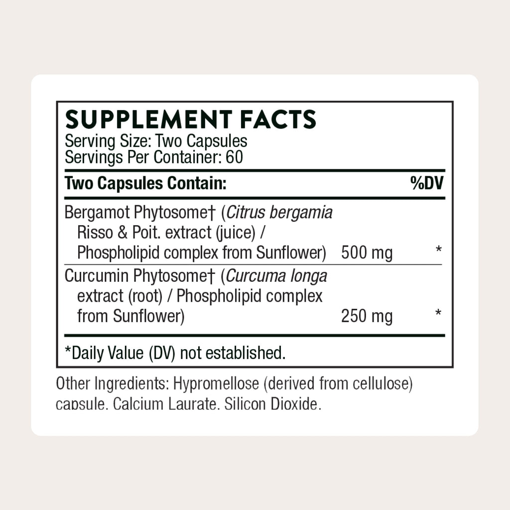 THORNE Metabolic Health – Gut Health & Weight Management with Bergamot & Turmeric (60 Servings)