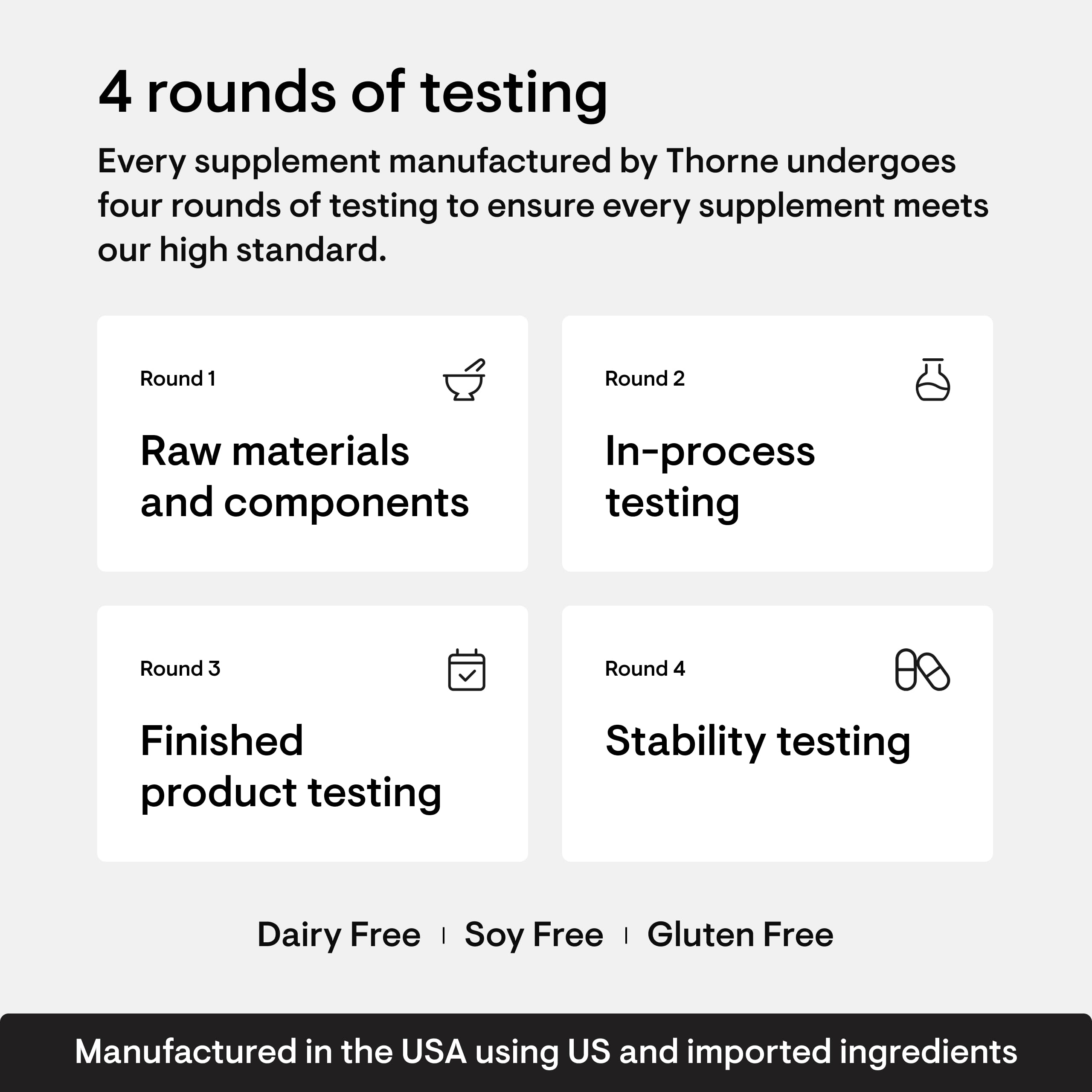 THORNE NAC N-Acetylcysteine 500mg - Supports Respiratory Health & Immune Function - 90 Servings