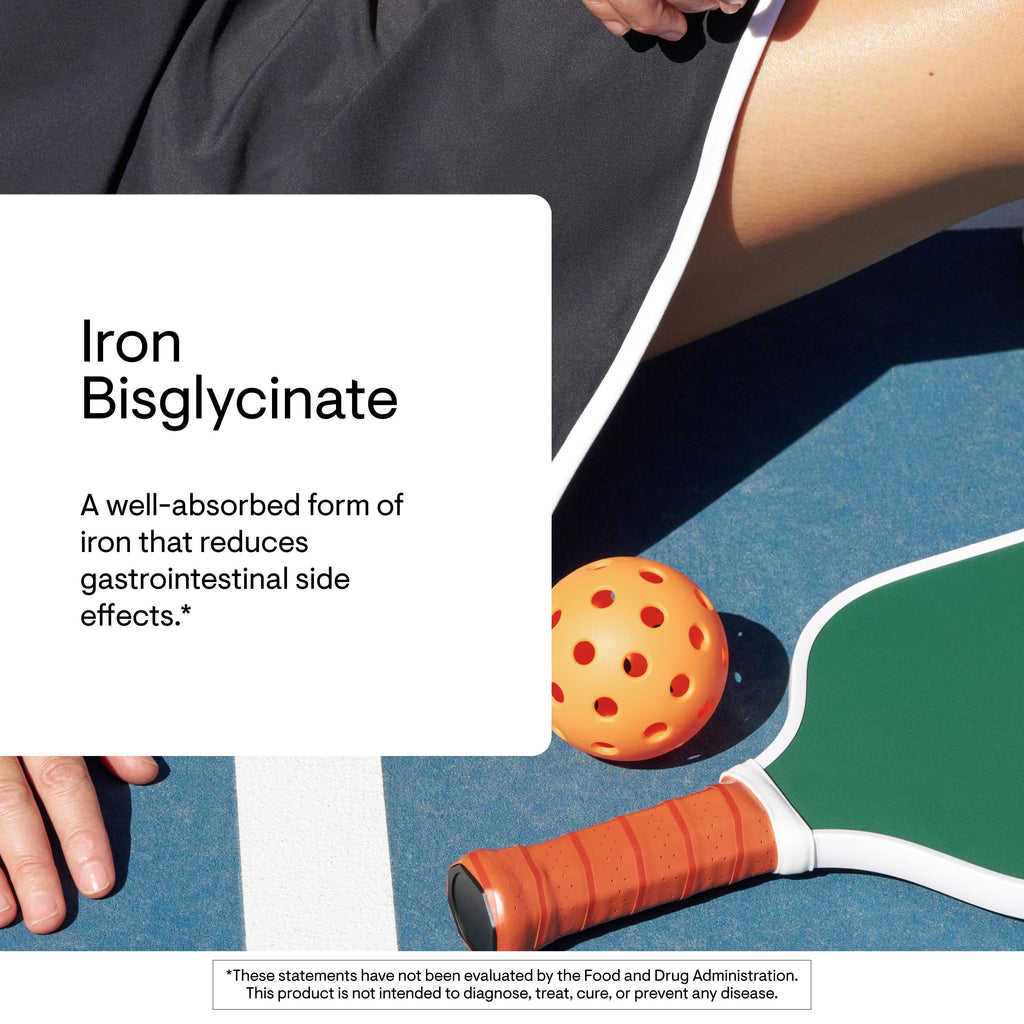 THORNE Iron Bisglycinate 25 mg – NSF Sport | Gluten-Free | 60 Servings