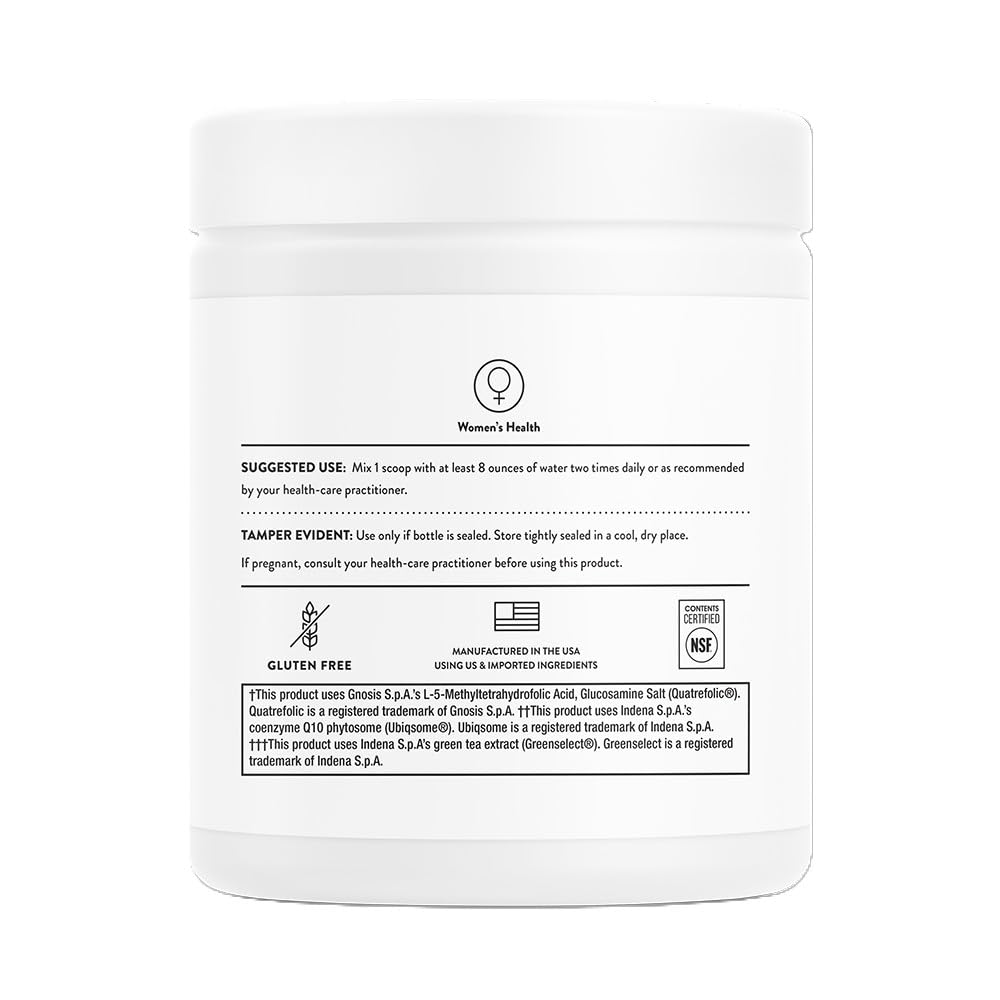 THORNE Ovarian Care – Inositol, CoQ10 & Polyphenols for Women’s Health – Mixed Berry, 7.55 oz, 60 Servings