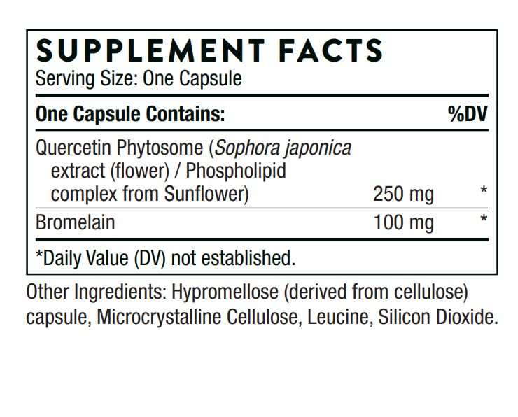 THORNE Quercetin Complex — Seasonal Allergy Support, 60 Capsules