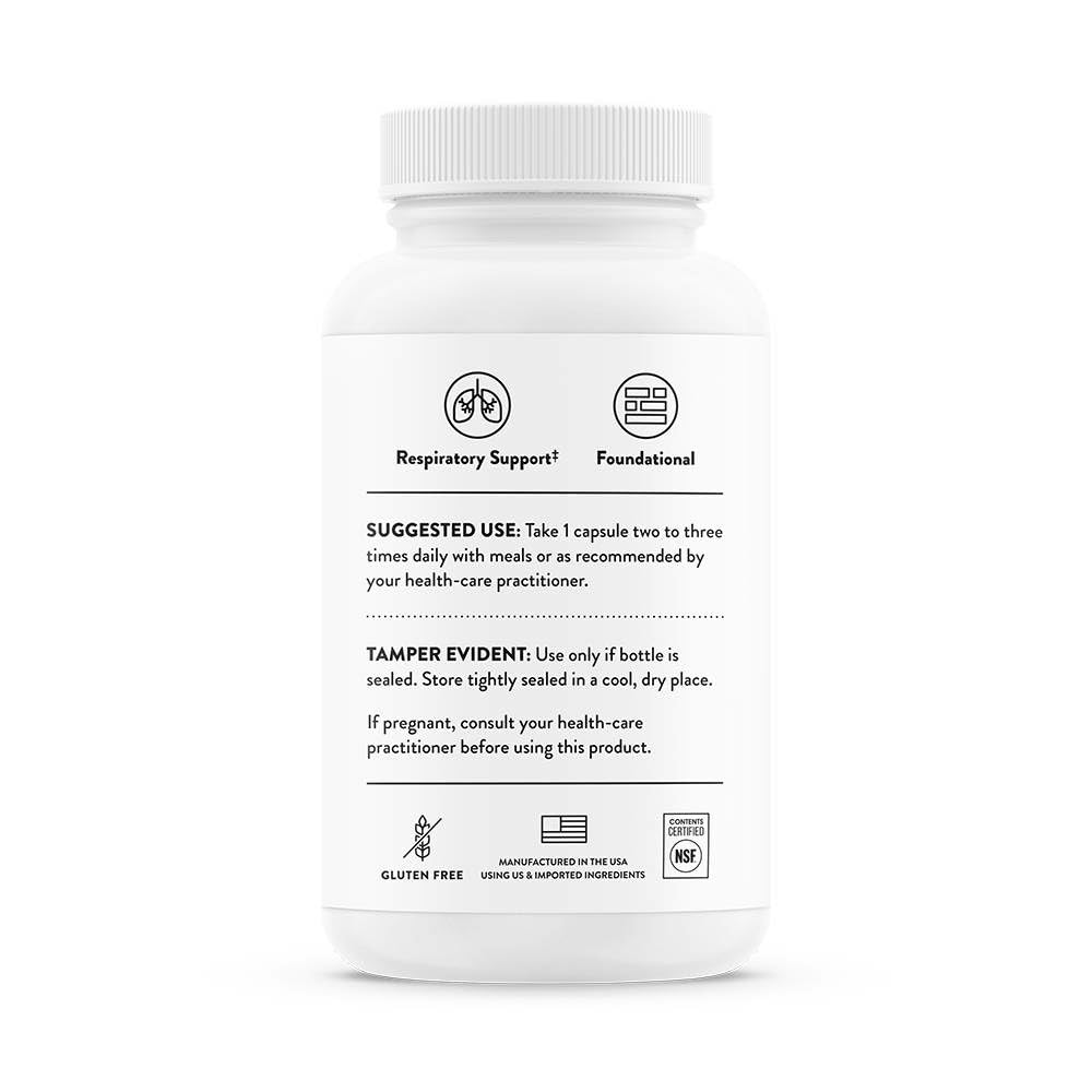THORNE Quercetin Phytosome – Immune & Respiratory Support, Seasonal Allergy Relief | 60 Servings