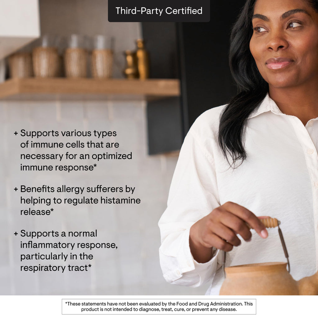 THORNE Quercetin Phytosome – Immune & Respiratory Support, Seasonal Allergy Relief | 60 Servings