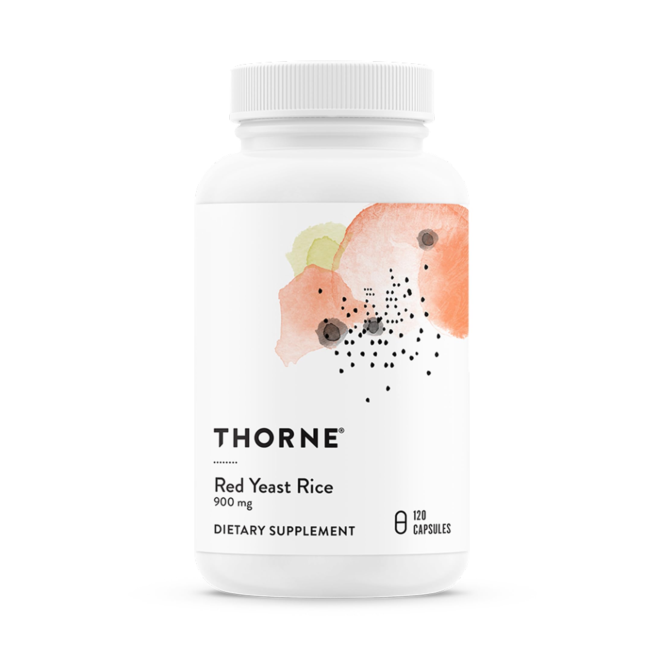 THORNE Red Yeast Rice 900mg – Gluten-Free Cholesterol Support Supplement | 120 Capsules
