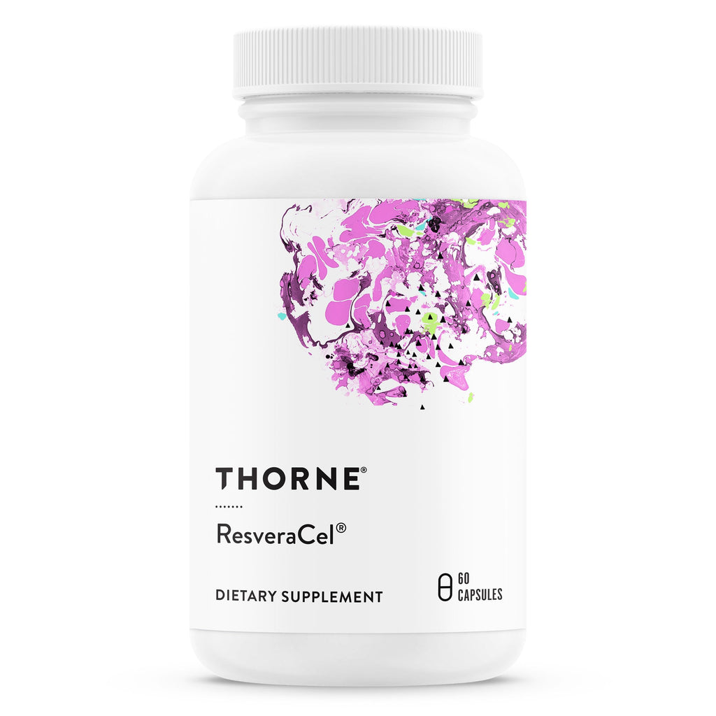 THORNE ResveraCel – Nicotinamide Riboside with Quercetin Phytosome & Resveratrol for Healthy Aging & Cellular Energy (30 Servings)