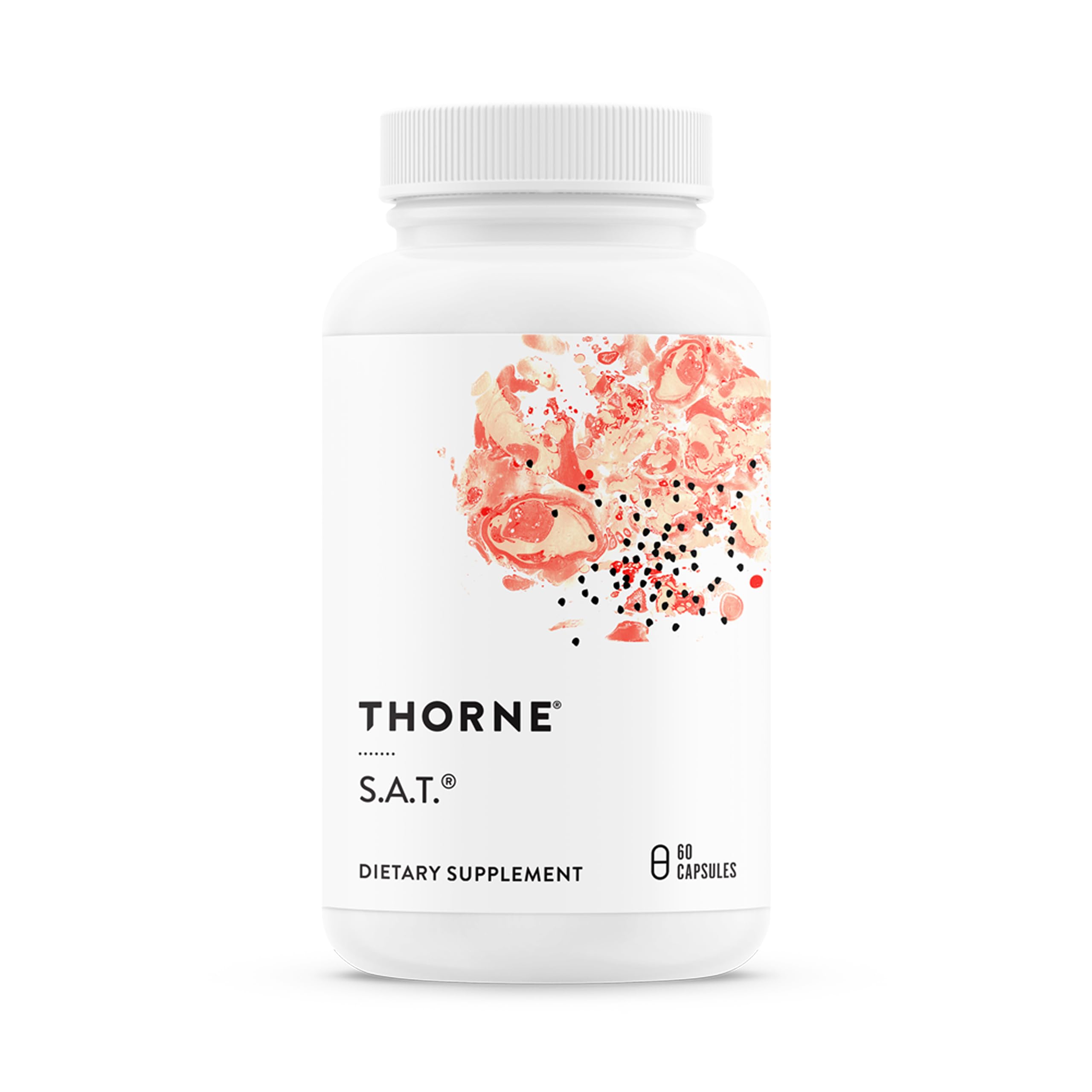 THORNE - S.A.T. Milk Thistle Complex with Silymarin, Artichoke & Turmeric Extracts for Liver Support | 60 Capsules