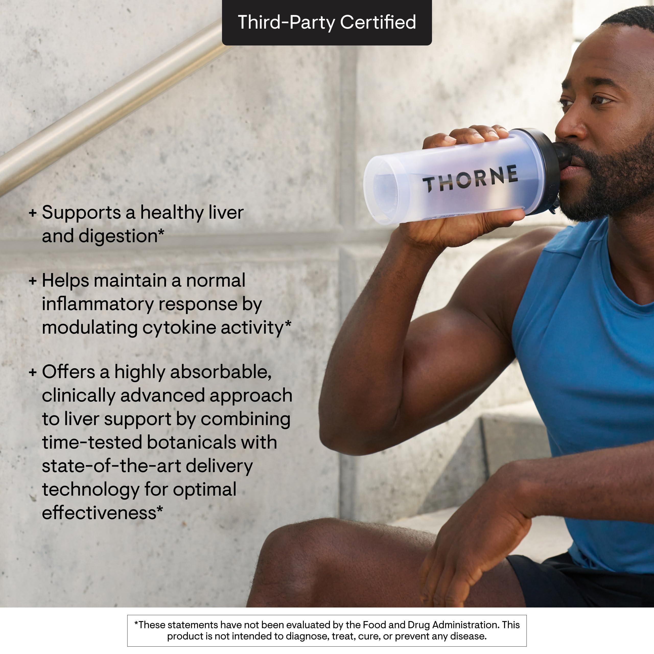 THORNE - S.A.T. Milk Thistle Complex with Silymarin, Artichoke & Turmeric Extracts for Liver Support | 60 Capsules