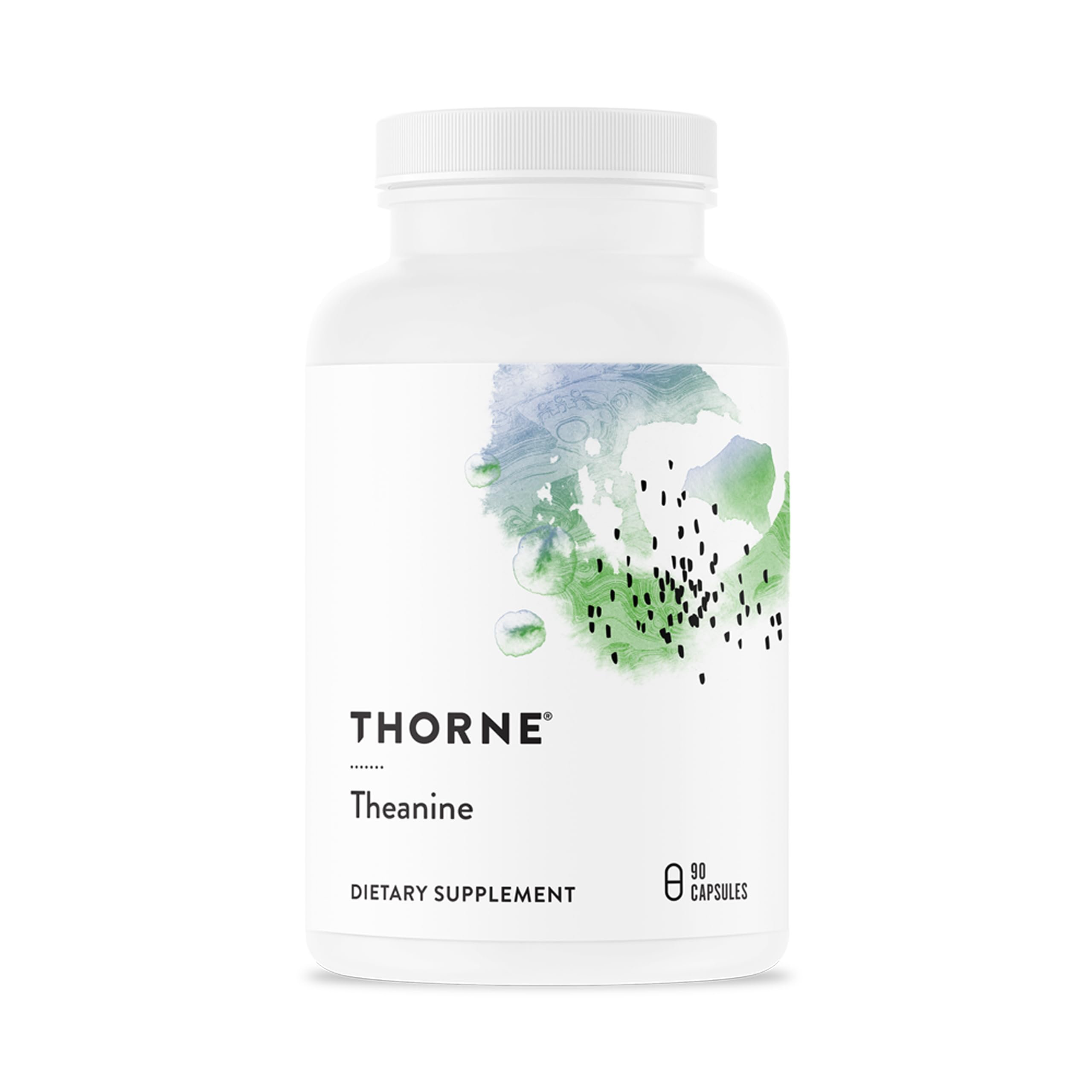 THORNE Theanine 200 mg | Supports Relaxation, Focus & Stress Response - 90 Capsules