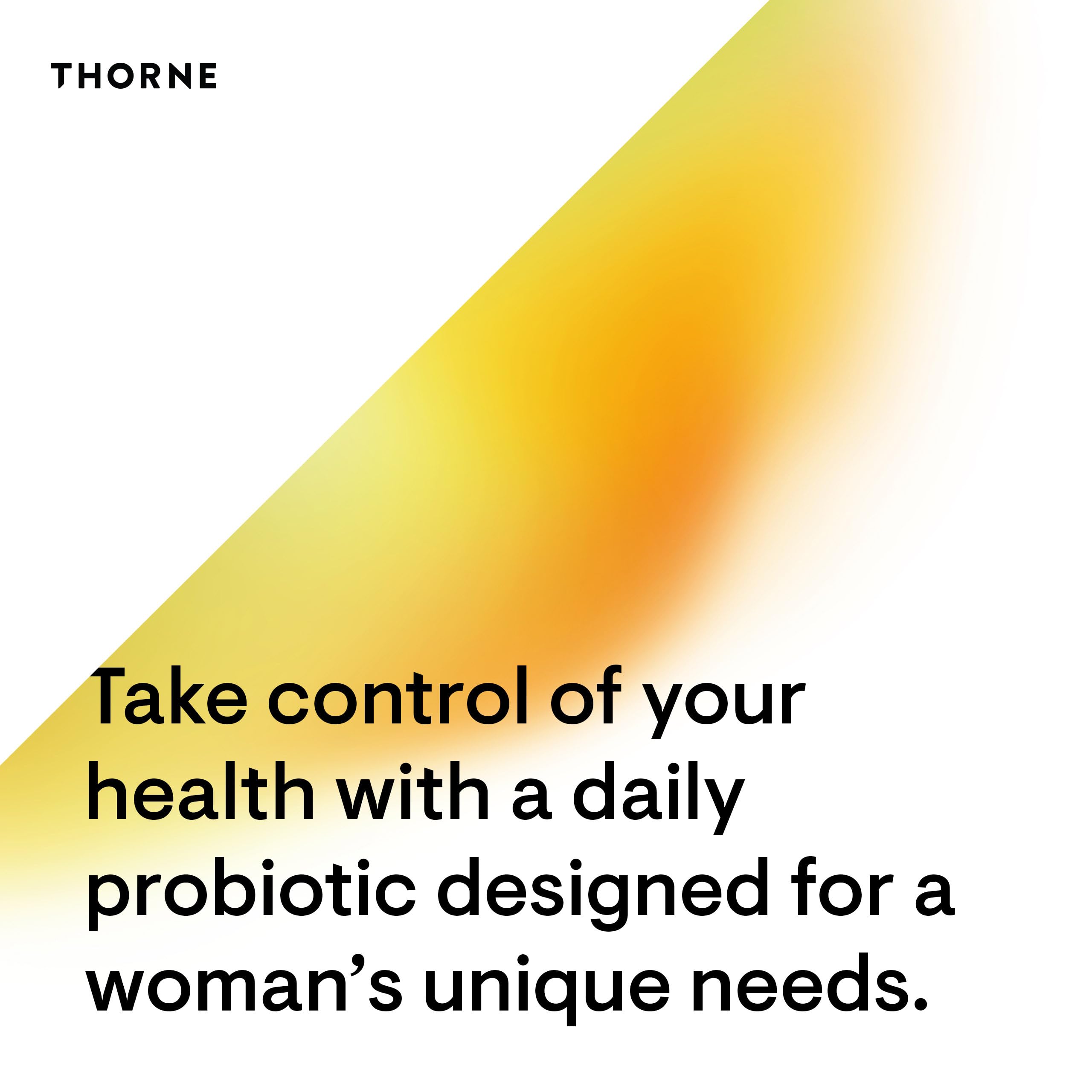 THORNE Womens Daily Probiotic - Shelf-Stable Probiotic for Everyday Immune, Cardiovascular & Metabolic Support - 30 Servings