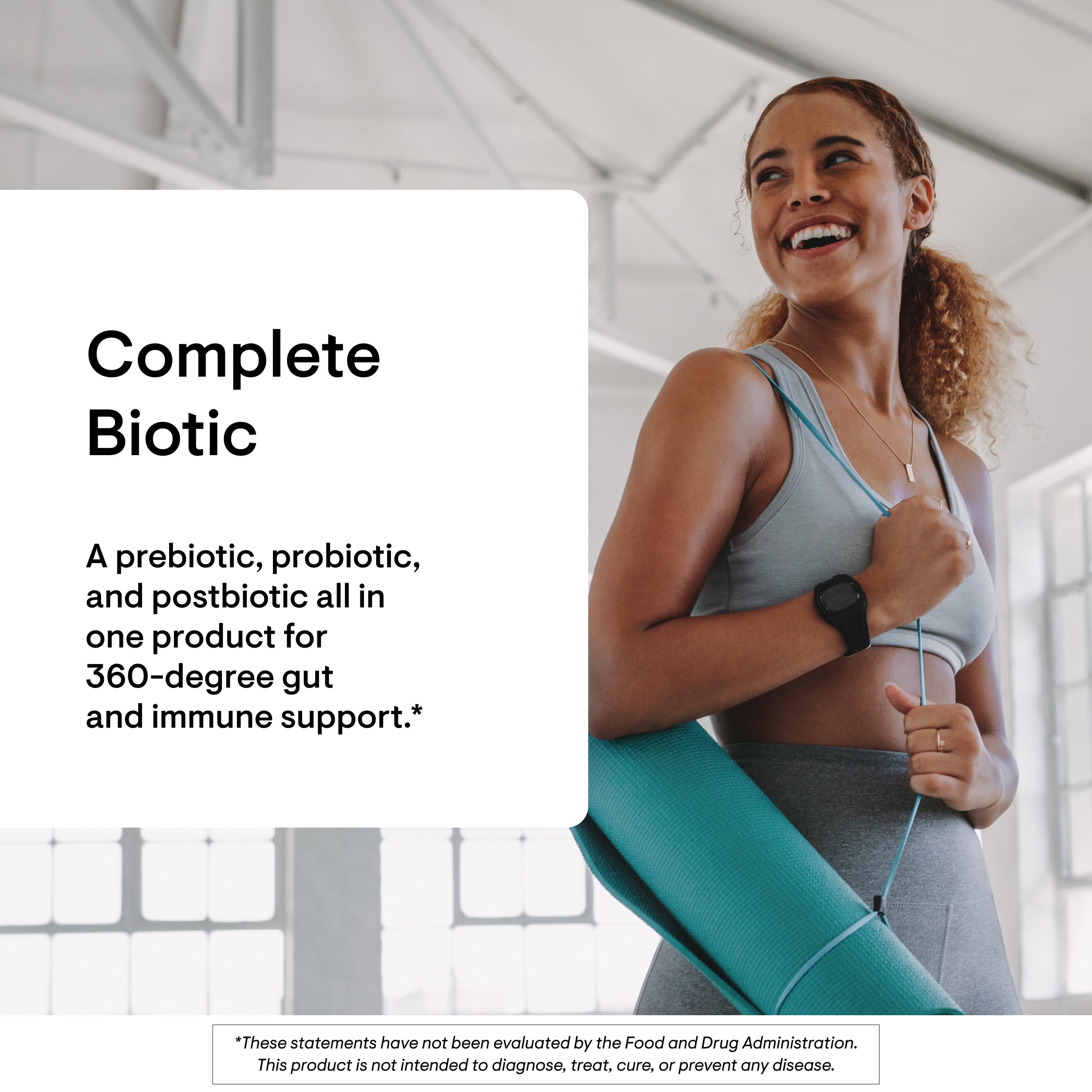 THORNE Complete Biotic – Probiotic, Prebiotic & Postbiotic for Gut Health | 30 Servings